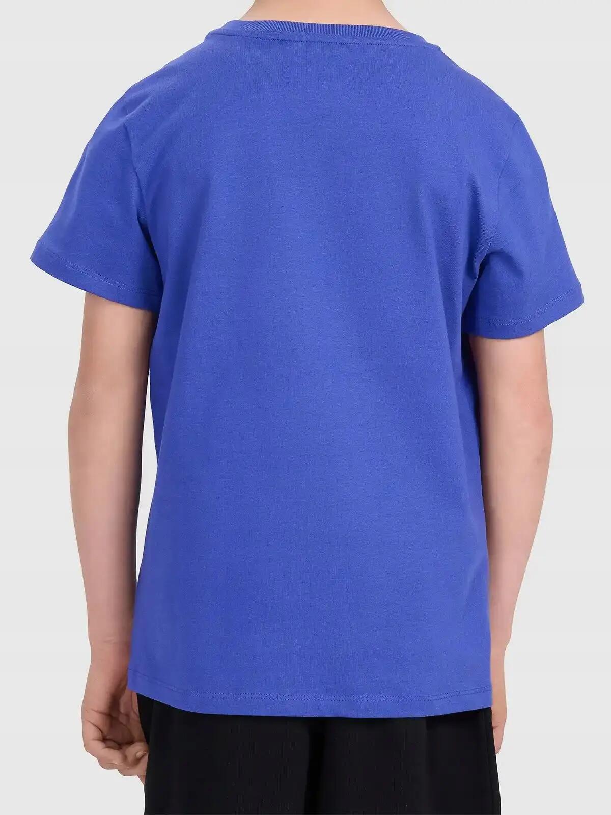T-SHIRT CHŁOPIĘCY 4F KOSZULKA BAWEŁNIANA GŁADKA 4/10