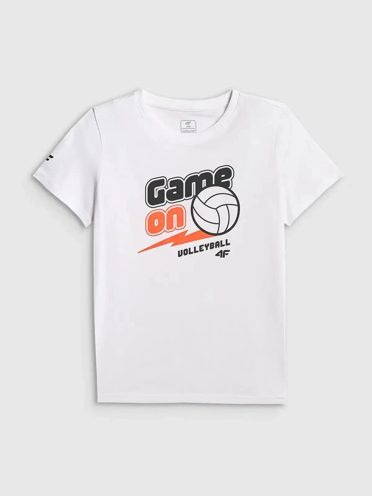 T-SHIRT CHŁOPIĘCY 4F KOSZULKA SPORTOWA 1 4/6