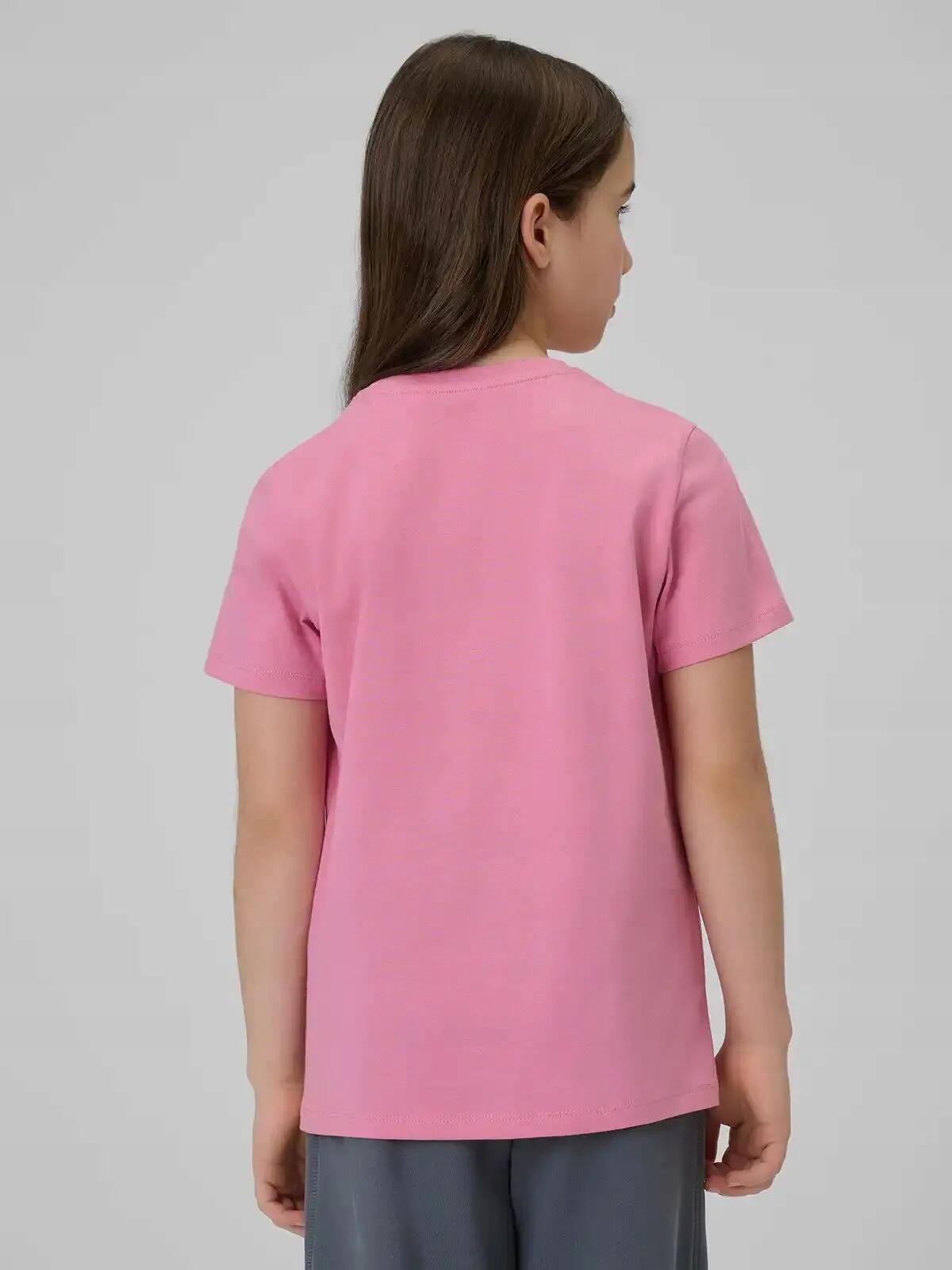 KOSZULKA DZIEWCZĘCA 4F T-SHIRT SPORTOWY BAWEŁNIANY 9/10