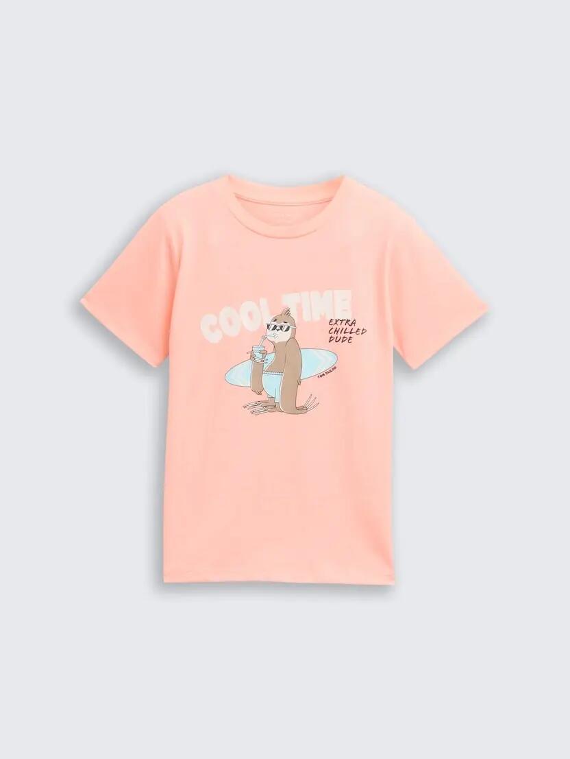 T-SHIRT DZIECIĘCY TOM TAILOR Z NADRUKIEM 2/7