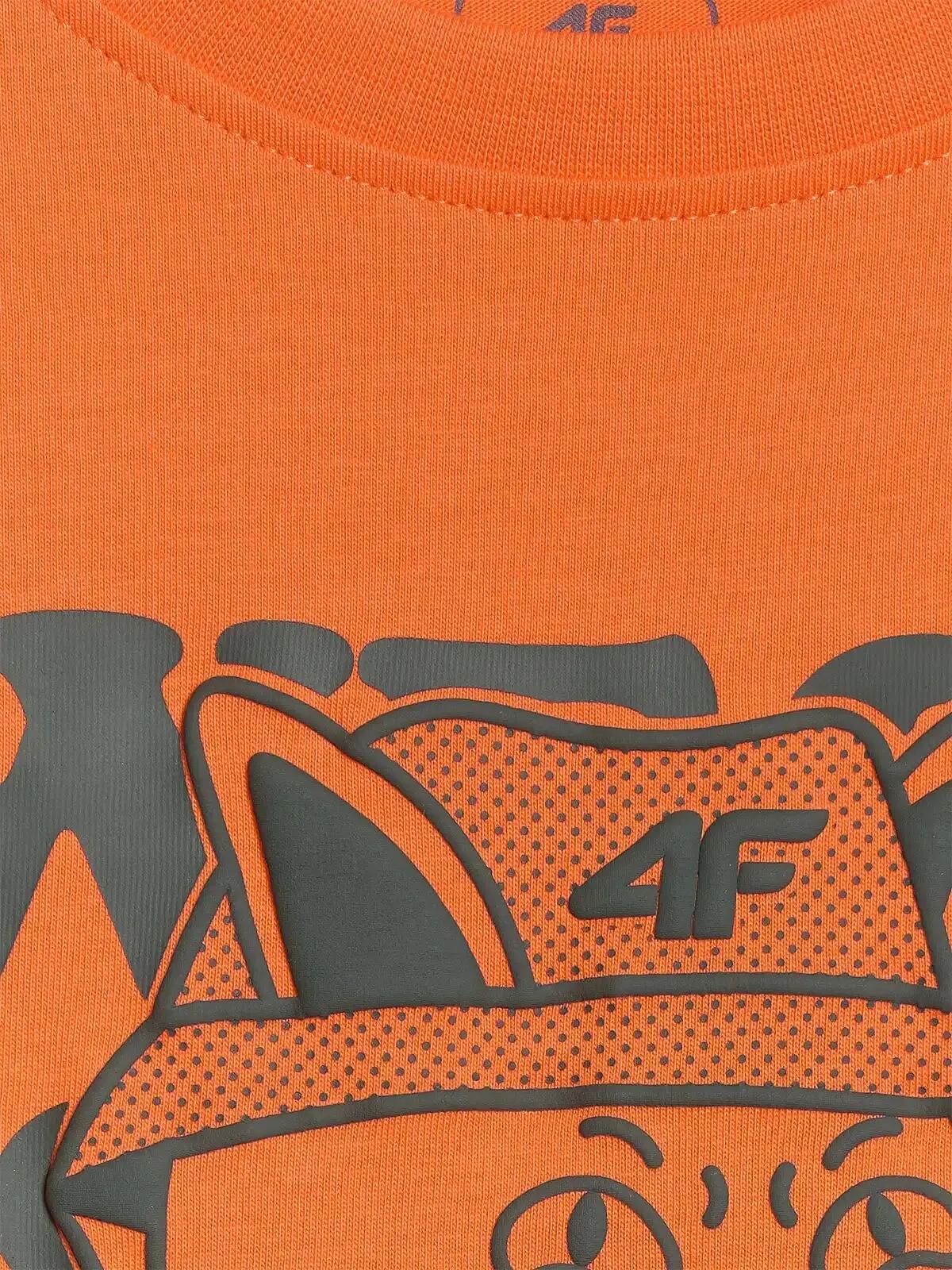 4F T-SHIRT CHŁOPIĘCY BAWEŁNIANY KOSZULKA Z 9/10
