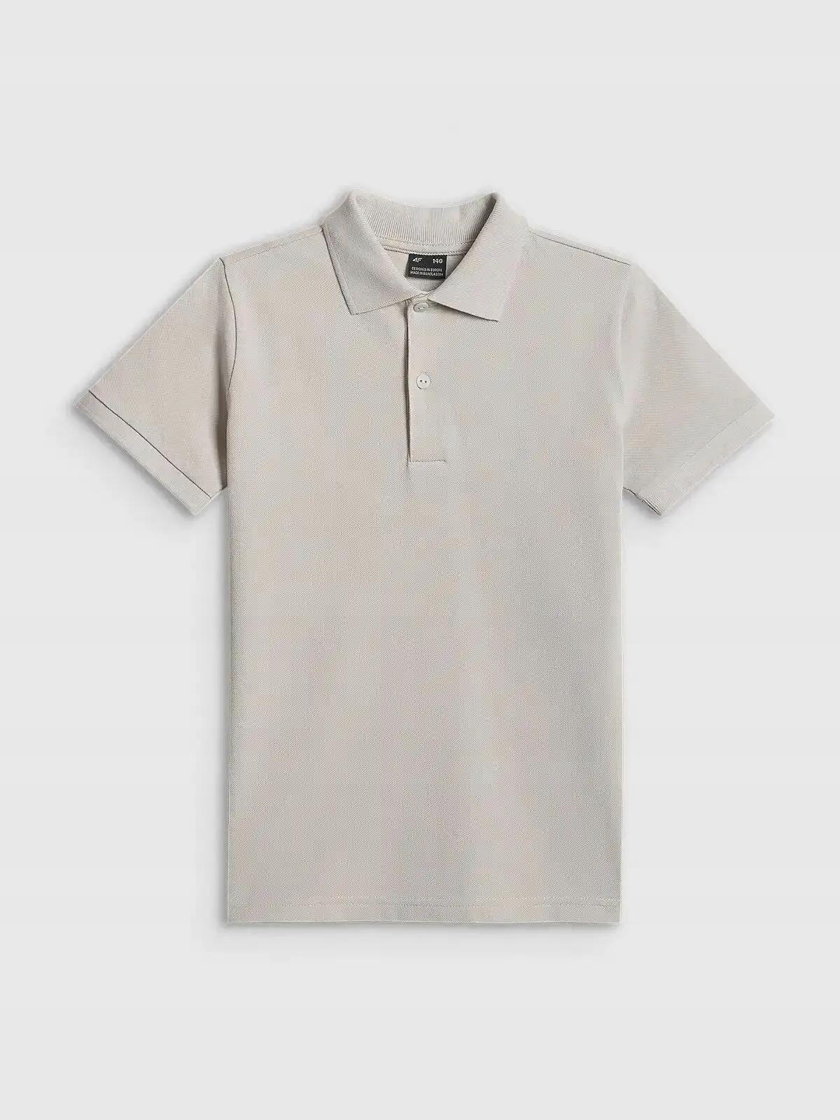 KOSZULKA POLO CHŁOPIĘCA 4F T-SHIRT SPORTOWY 9/10