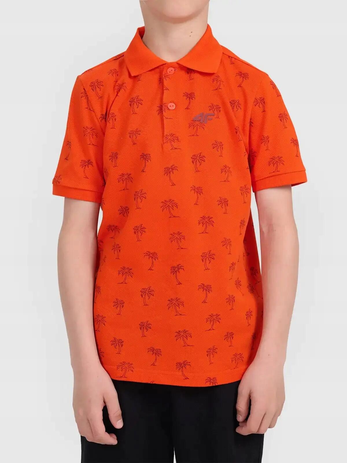 4F KOSZULKA POLO CHŁOPIĘCA T-SHIRT SPORTOWY 2/4
