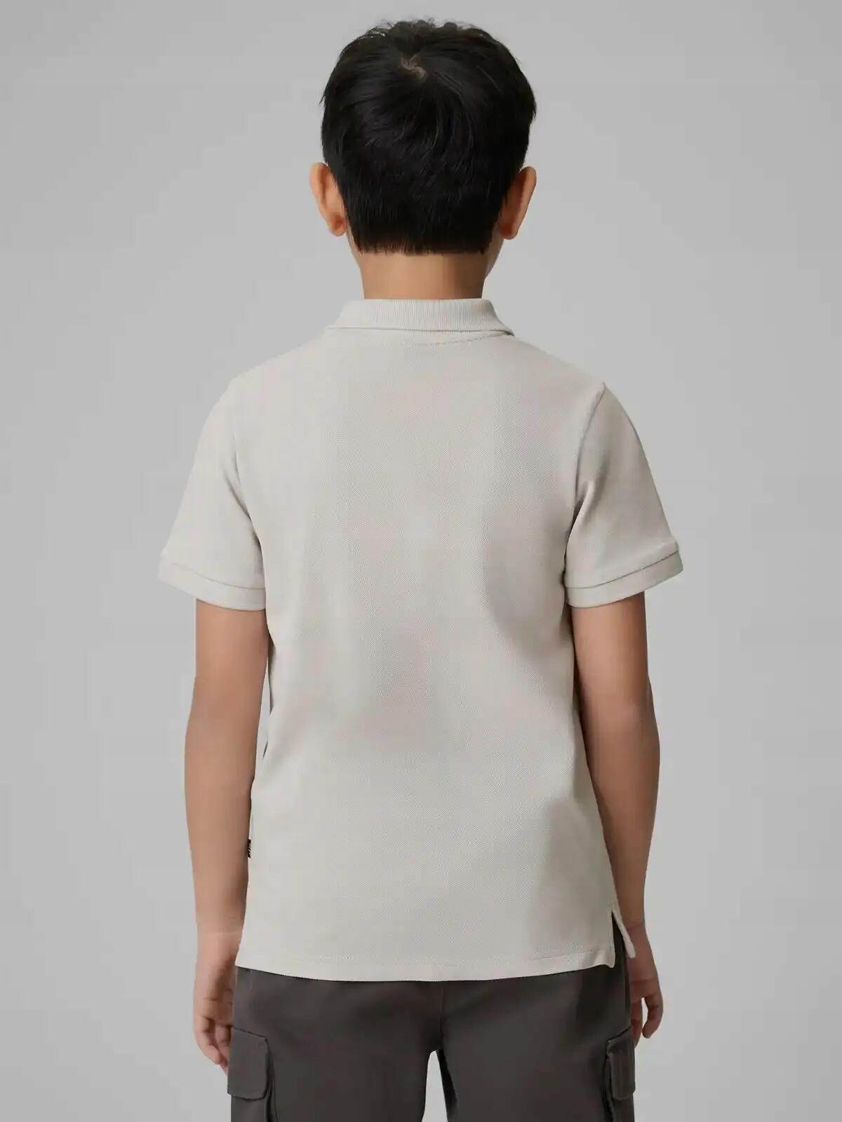 KOSZULKA POLO CHŁOPIĘCA 4F T-SHIRT SPORTOWY 8/10