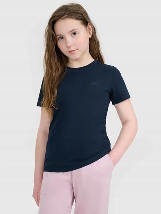 T-SHIRT DZIEWCZĘCY 4F KOSZULKA DZIECIĘCA 140