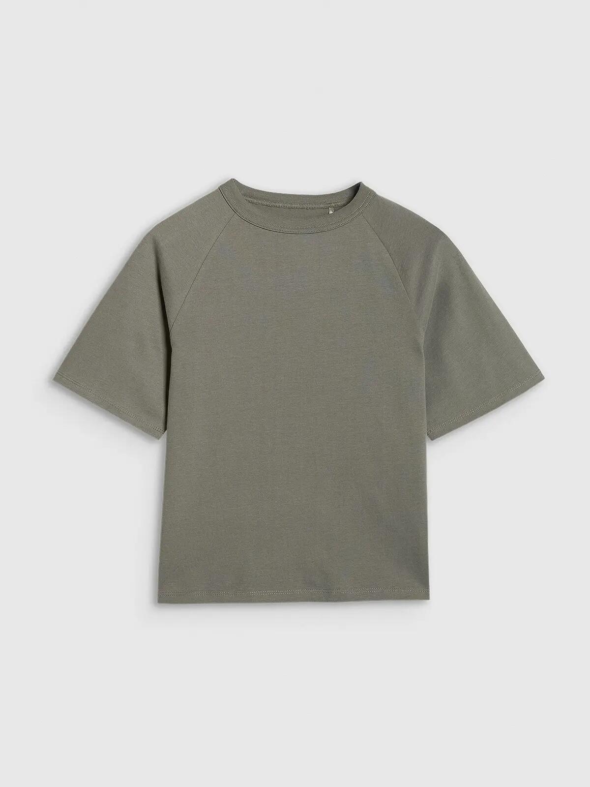 T-SHIRT CHŁOPIĘCY 4F KOSZULKA OVERSIZE BAWEŁNIANA 5/8