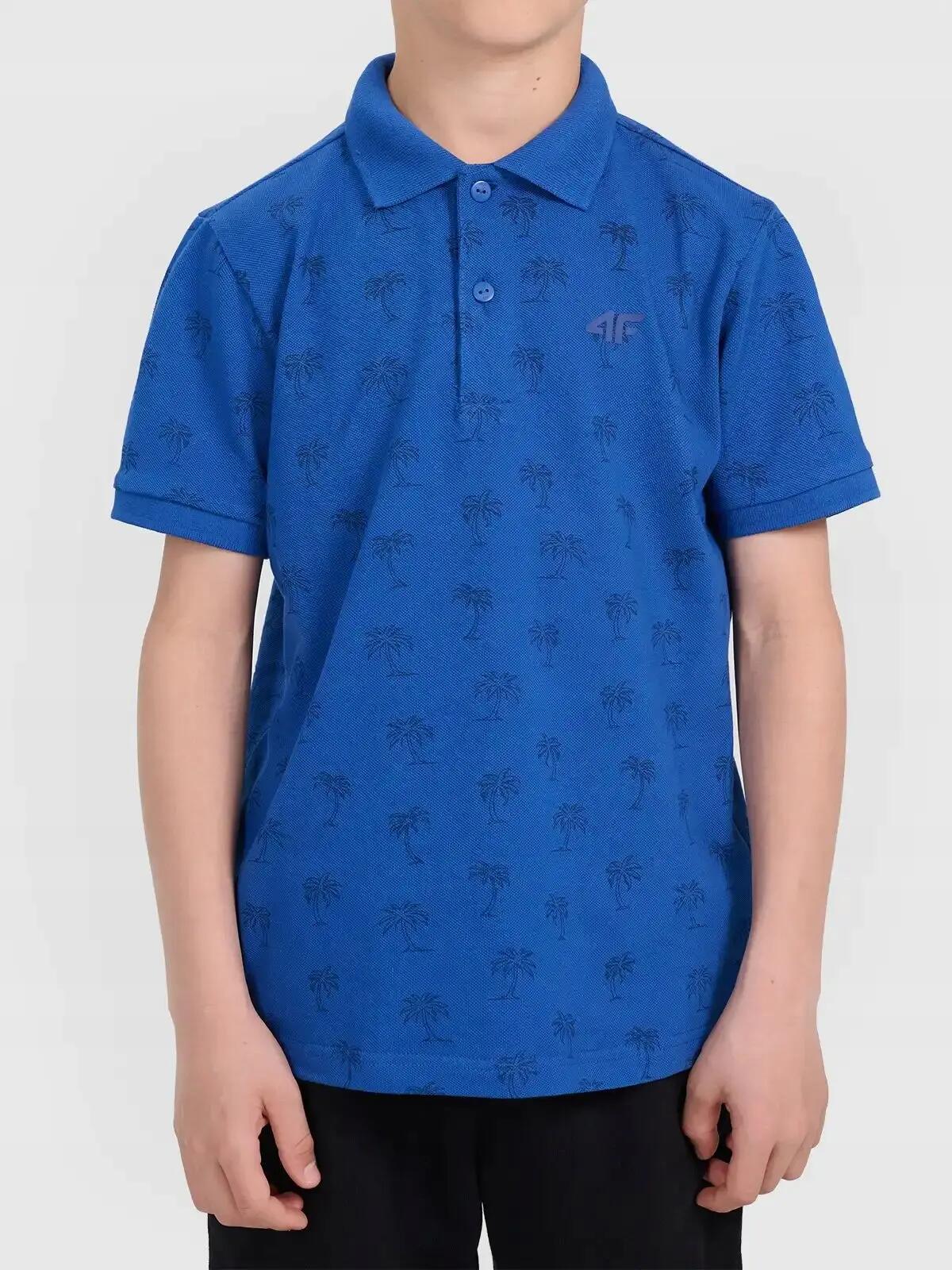 4F KOSZULKA POLO CHŁOPIĘCA T-SHIRT SPORTOWY 2/4