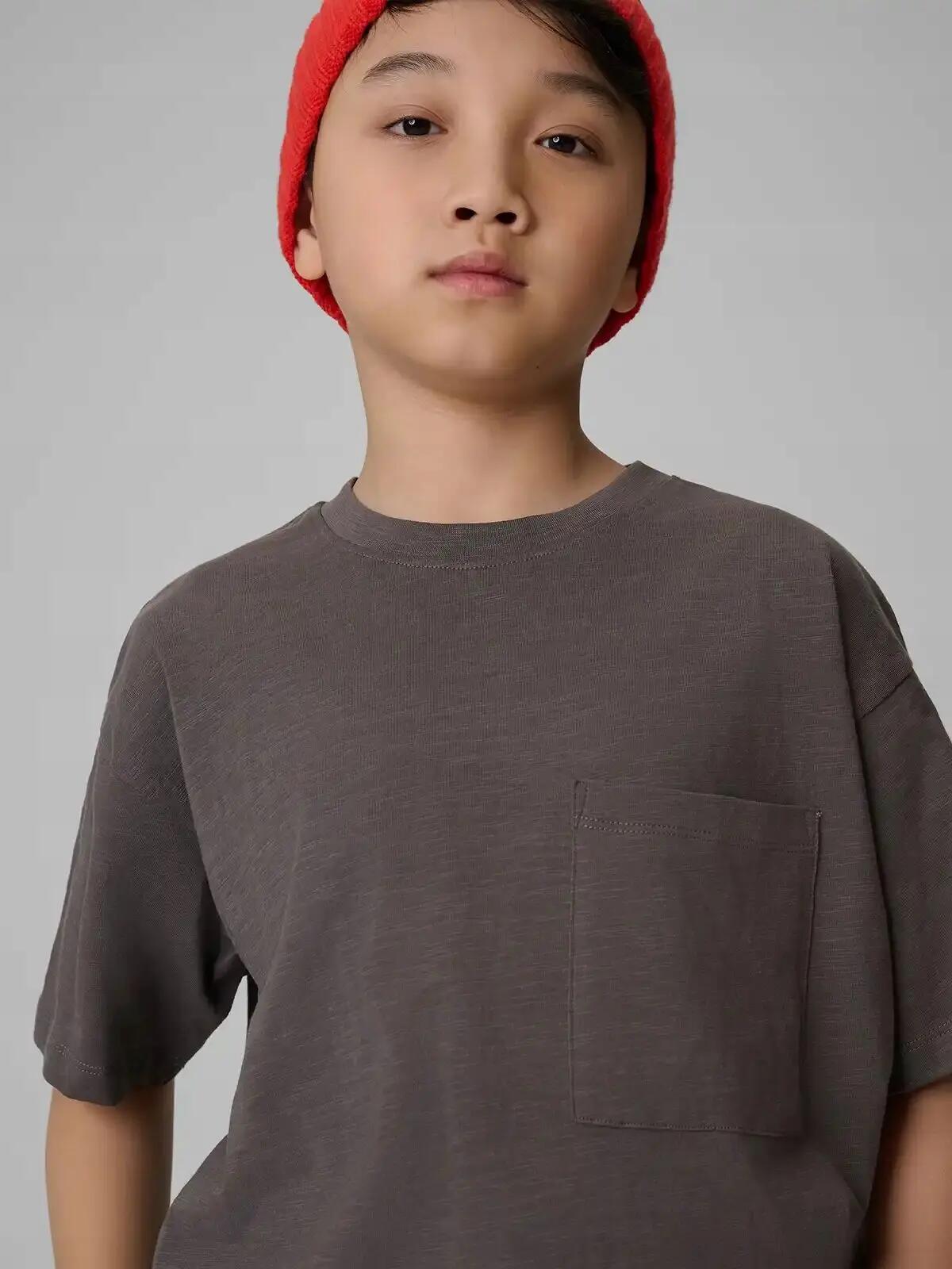 KOSZULKA CHŁOPIĘCA 4F T-SHIRT BAWEŁNIANY Z 7/10