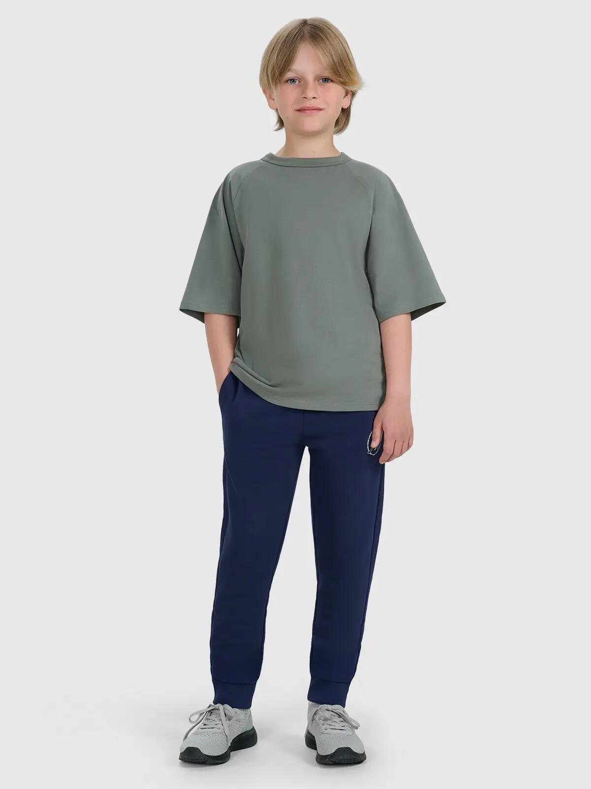T-SHIRT CHŁOPIĘCY 4F KOSZULKA OVERSIZE BAWEŁNIANA 2/8