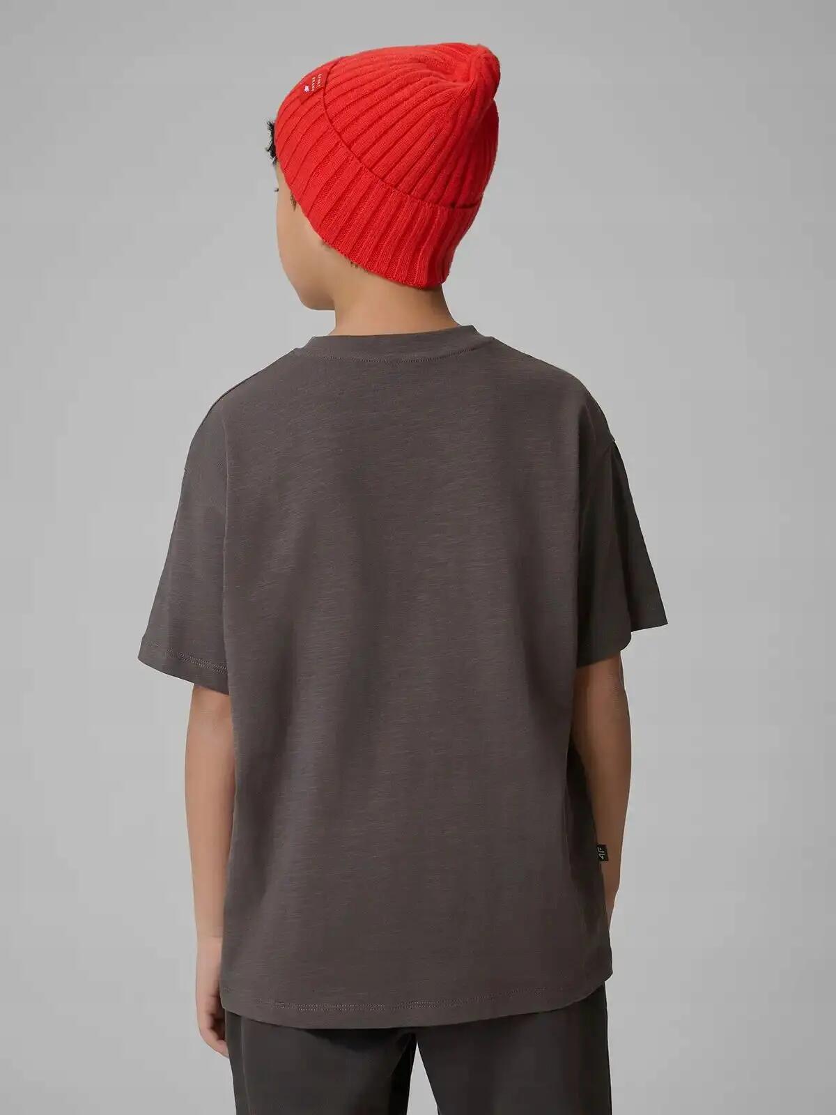 KOSZULKA CHŁOPIĘCA 4F T-SHIRT BAWEŁNIANY Z 9/10