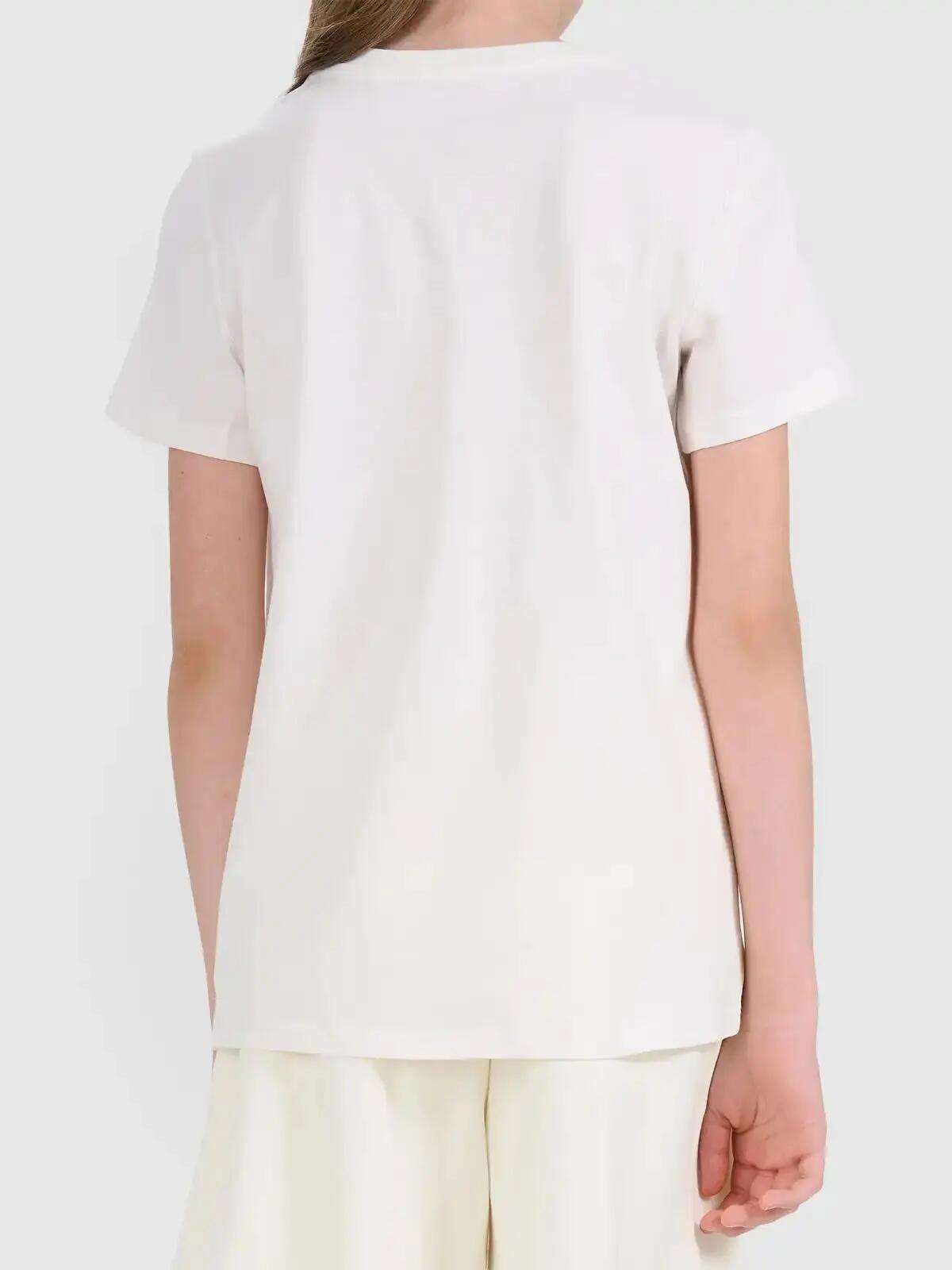 T-SHIRT 4F KOSZULKA DZIEWCZĘCA SPORTOWA BAWEŁNIANA 4/10