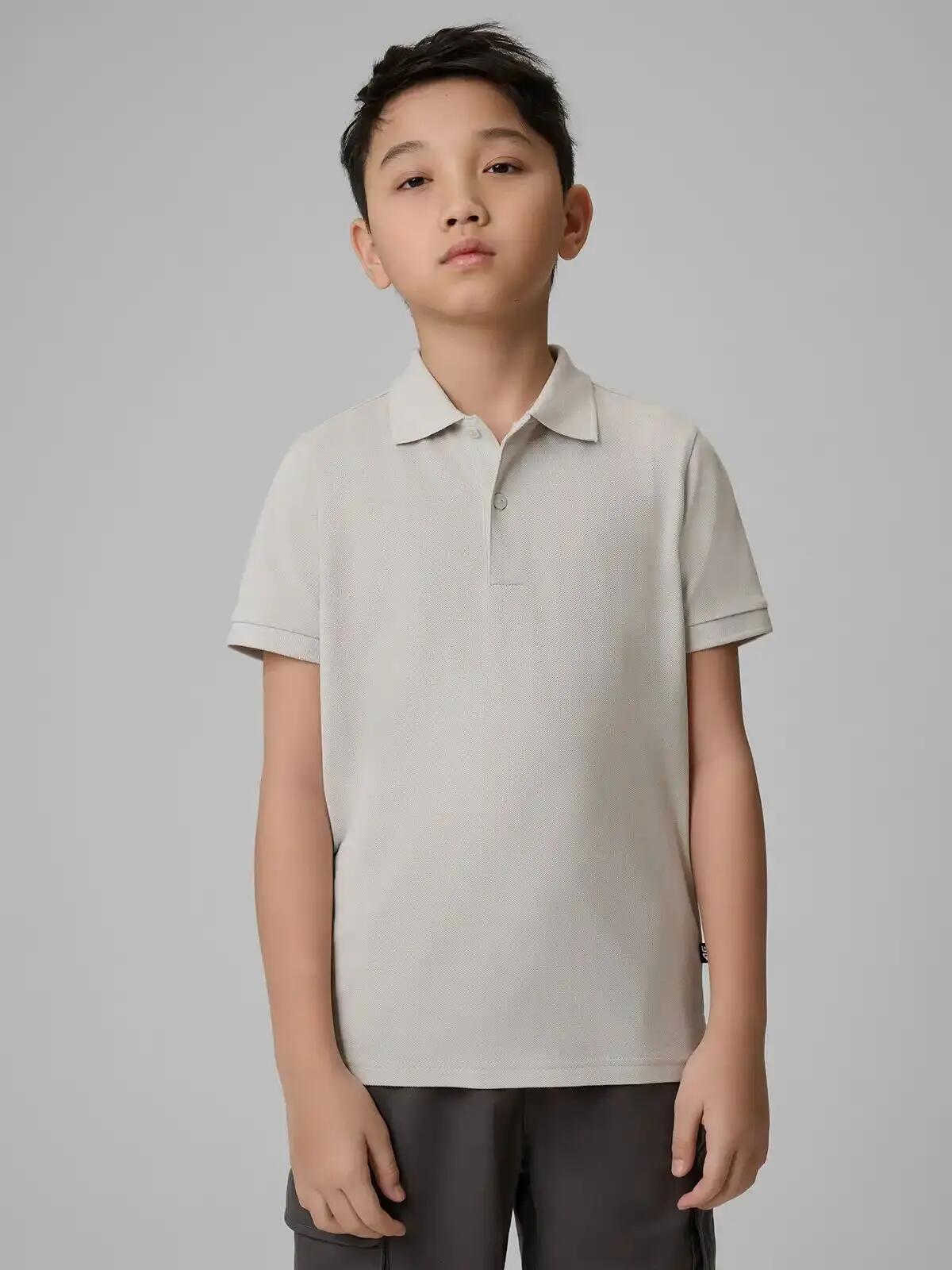 KOSZULKA POLO CHŁOPIĘCA 4F T-SHIRT SPORTOWY 2/10