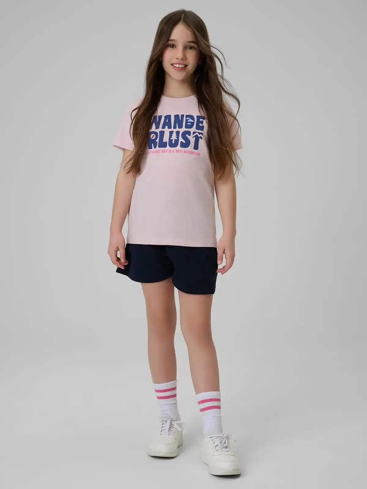 T-SHIRT 4F KOSZULKA DZIEWCZĘCA SPORTOWA BAWEŁNIANA 9/10