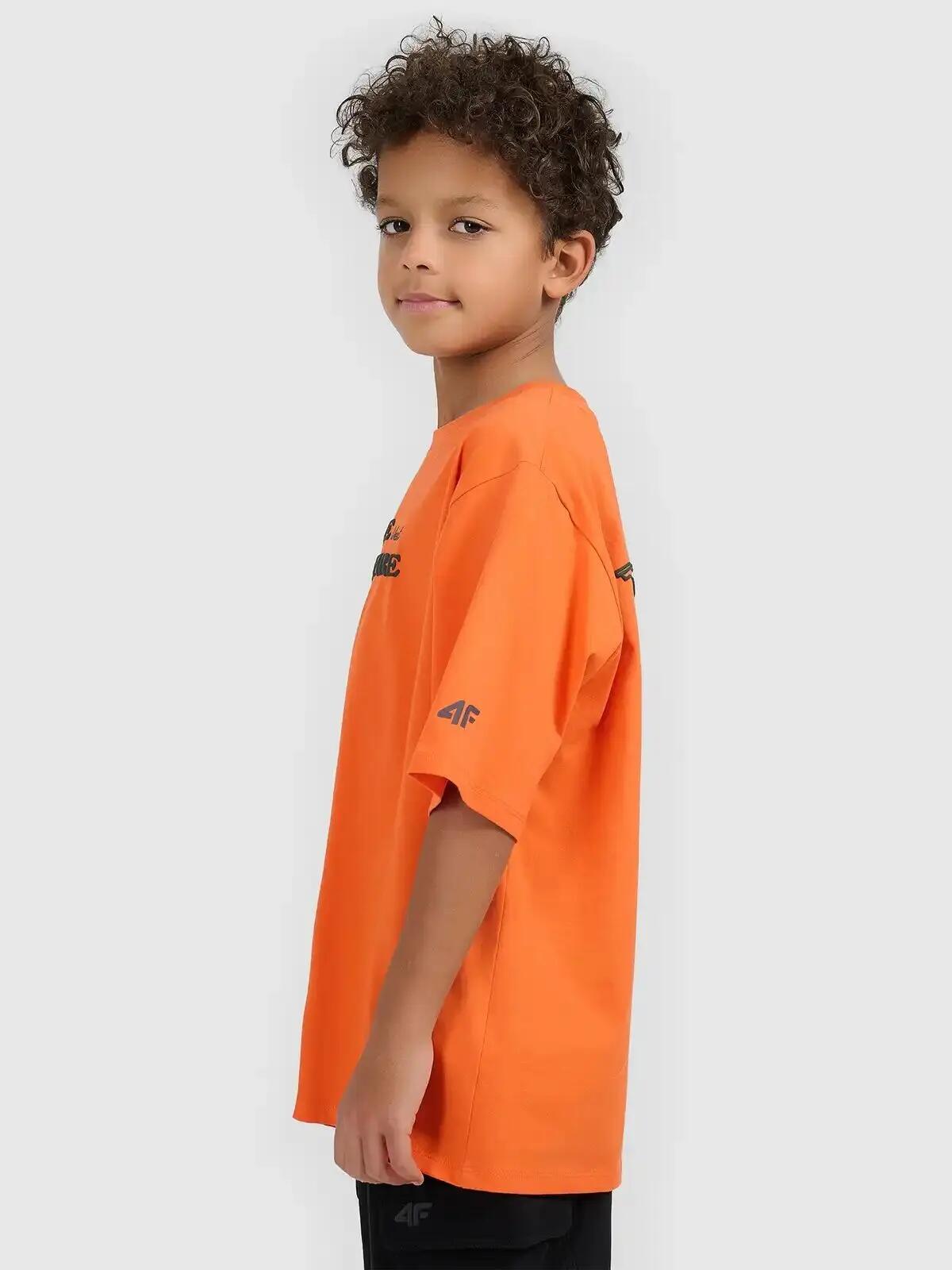 KOSZULKA CHŁOPIĘCA 4F T-SHIRT BAWEŁNIANY Z 3/10
