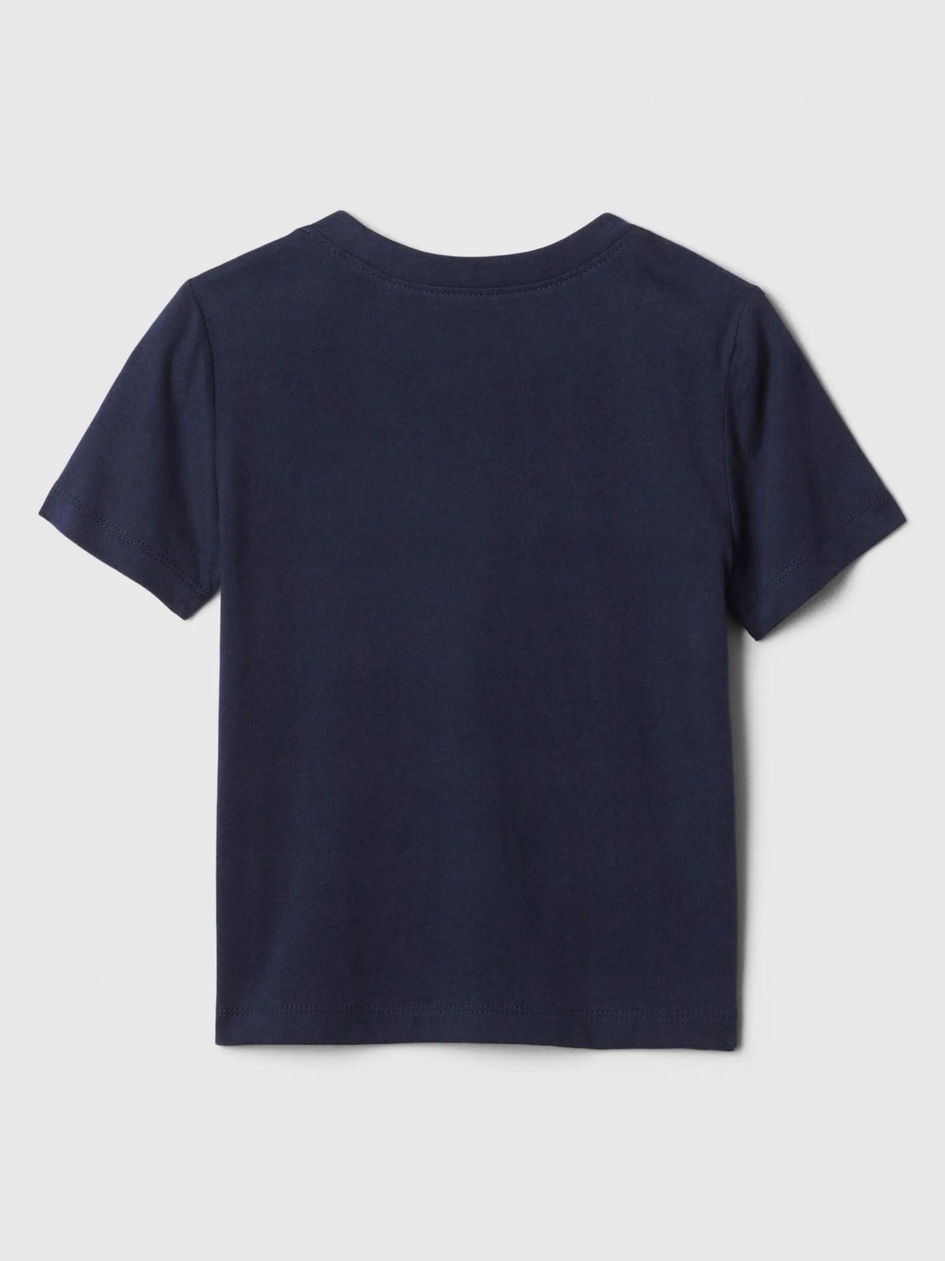 T-SHIRT DZIECIĘCY KOSZULKA GAP BABY LOGO 2/5