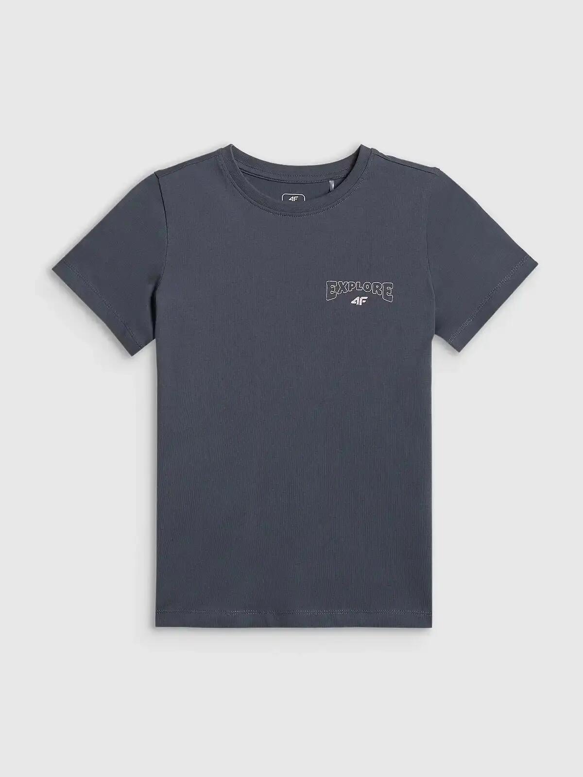 KOSZULKA DZIEWCZĘCA 4F T-SHIRT SPORTOWY BAWEŁNIANY 3/10