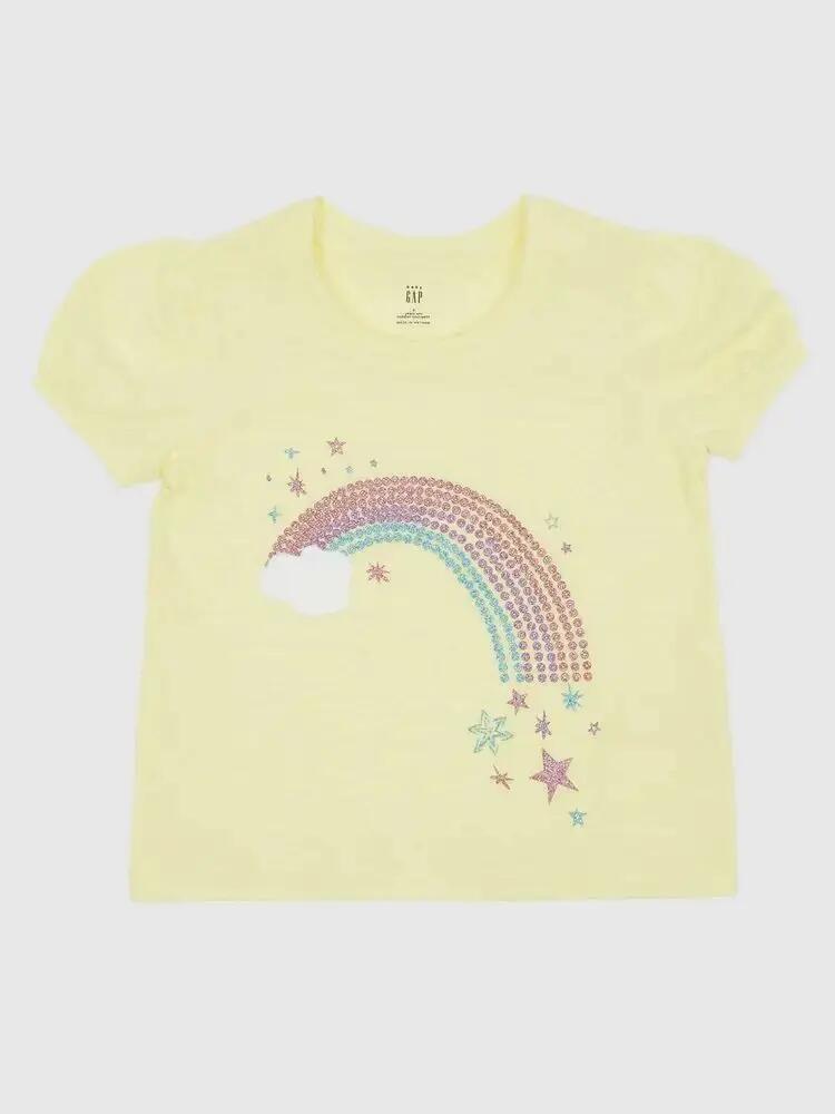 T-SHIRT DZIECIĘCY DZIEWCZĘCY Z KRÓTKIM RĘKAWEM 3/6