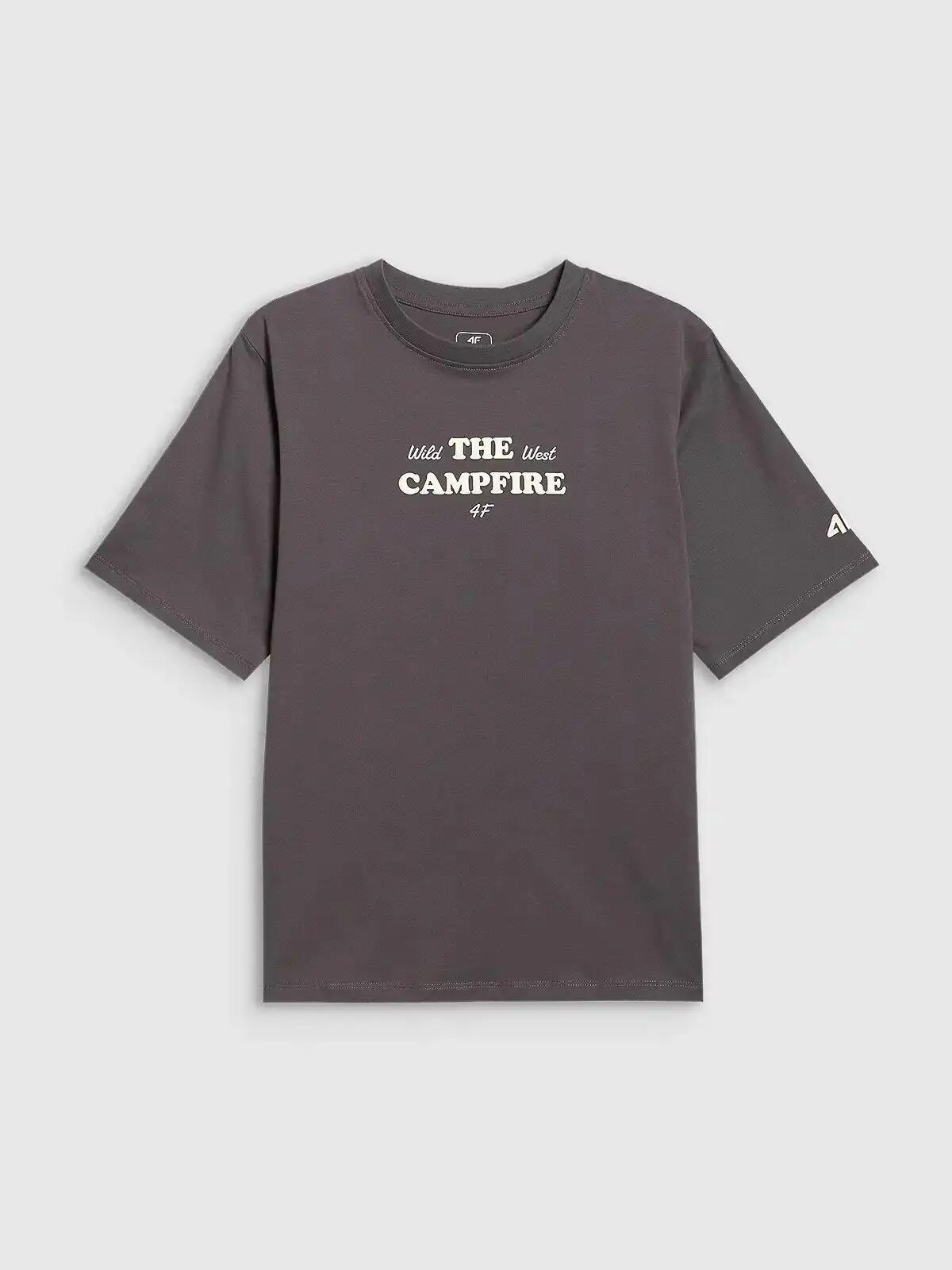 KOSZULKA CHŁOPIĘCA 4F T-SHIRT BAWEŁNIANY Z 10/10