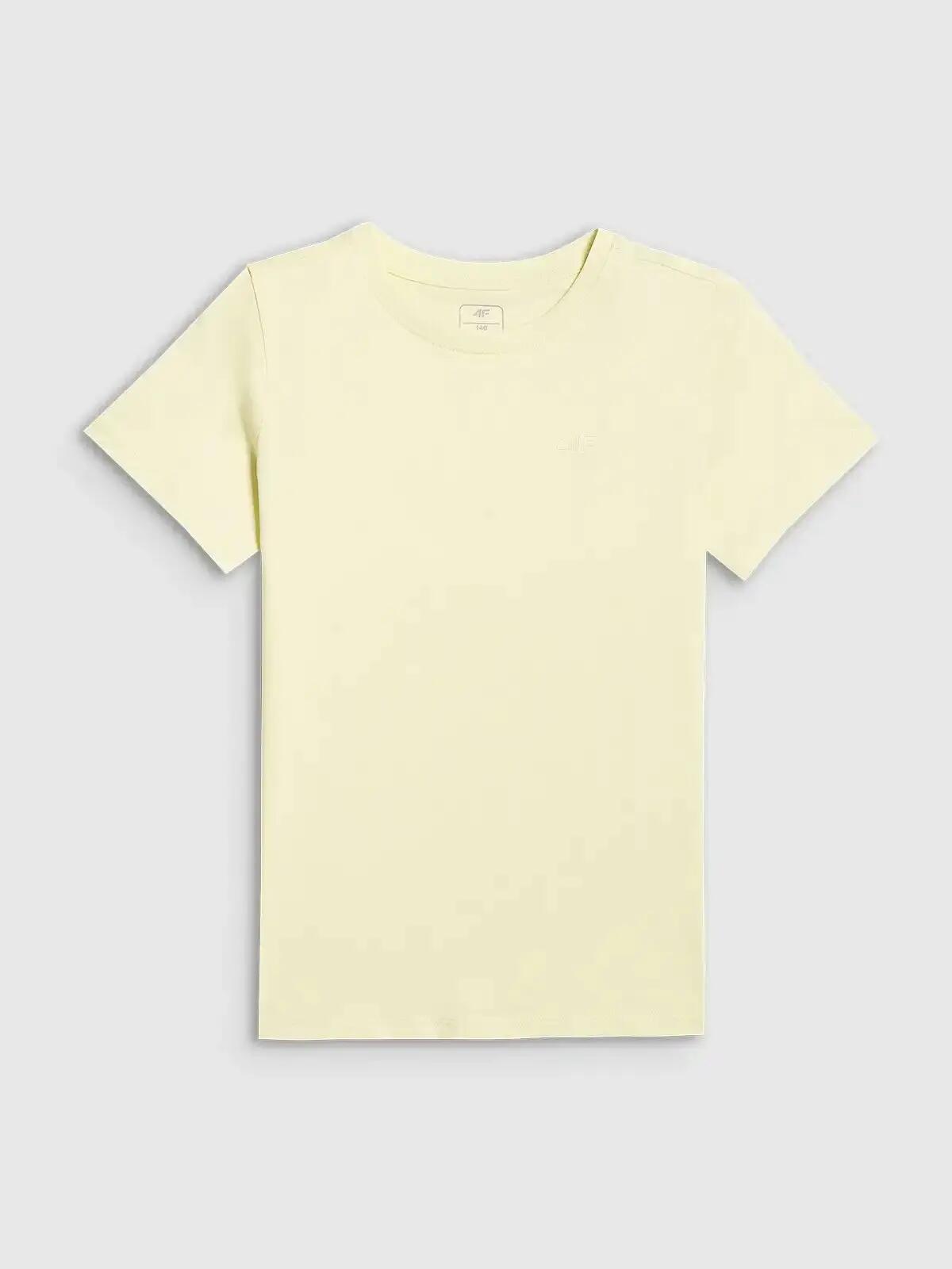 T-SHIRT DZIEWCZĘCA 4F SPORTOWY KOSZULKA BAWEŁNIANA 10/10
