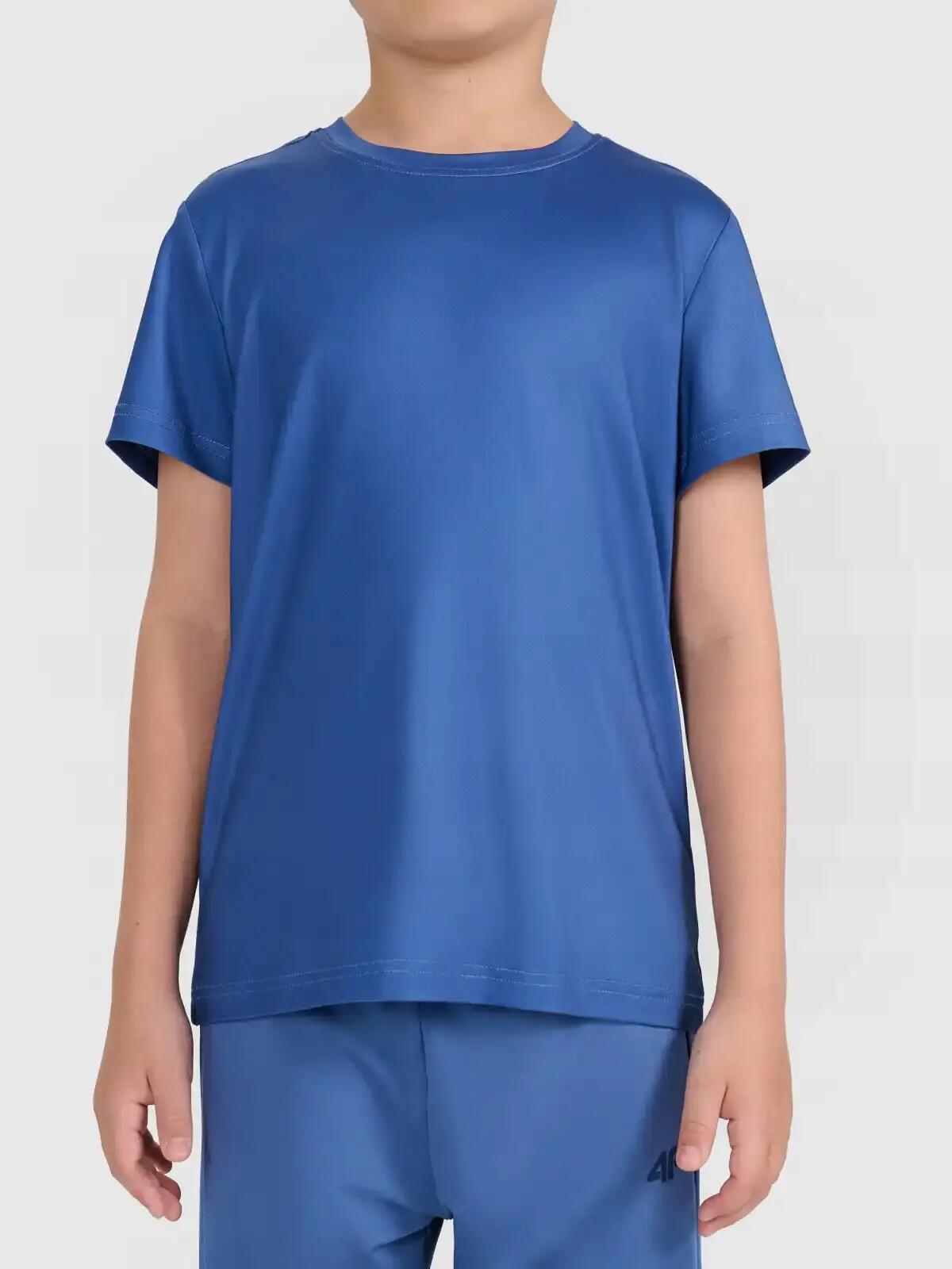 KOSZULKA SPORTOWA CHŁOPIĘCA 4F T-SHIRT SZYBKOSCHNĄCY 2/4