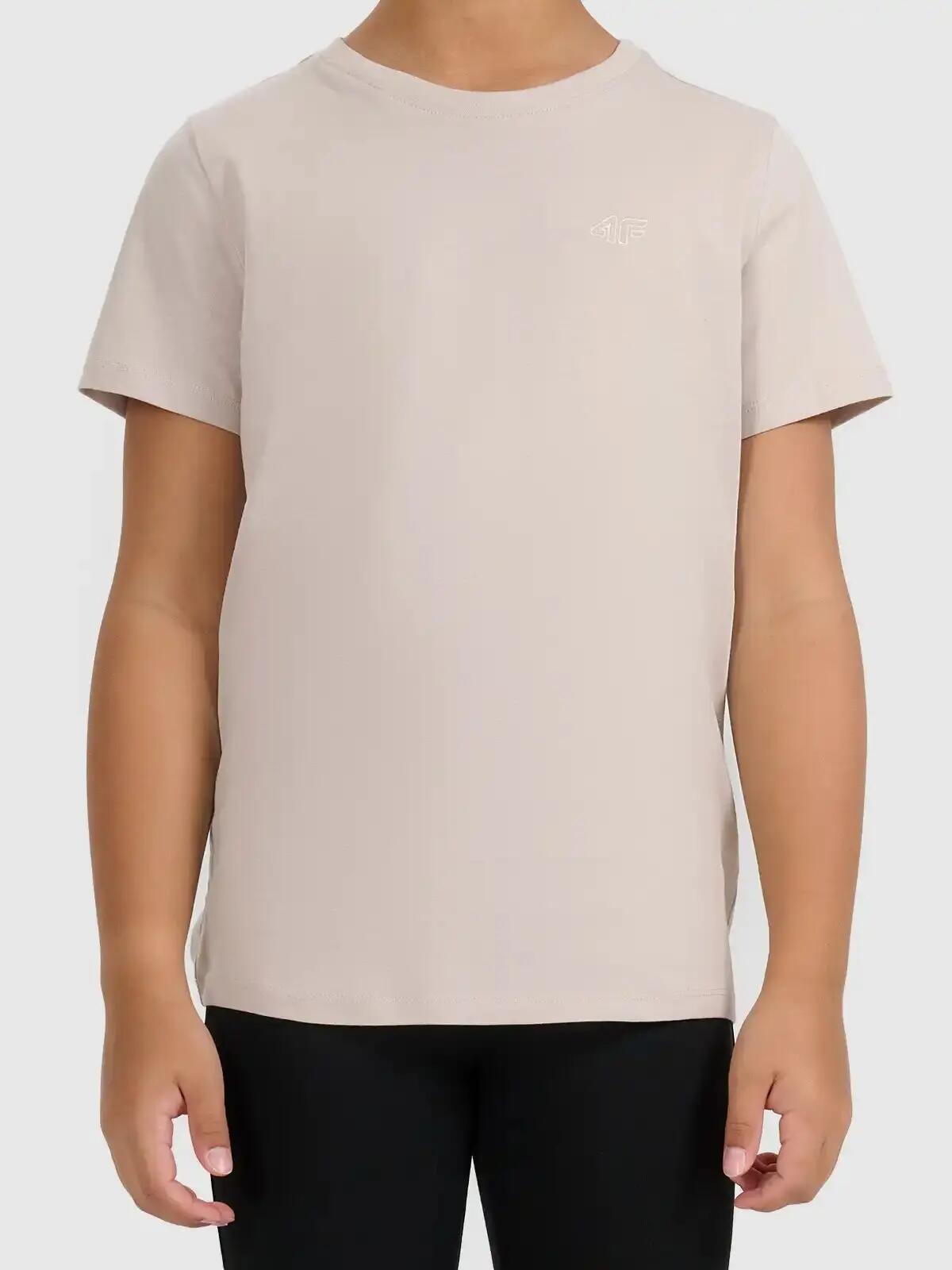 T-SHIRT DZIEWCZĘCA 4F SPORTOWY KOSZULKA BAWEŁNIANA 2/10