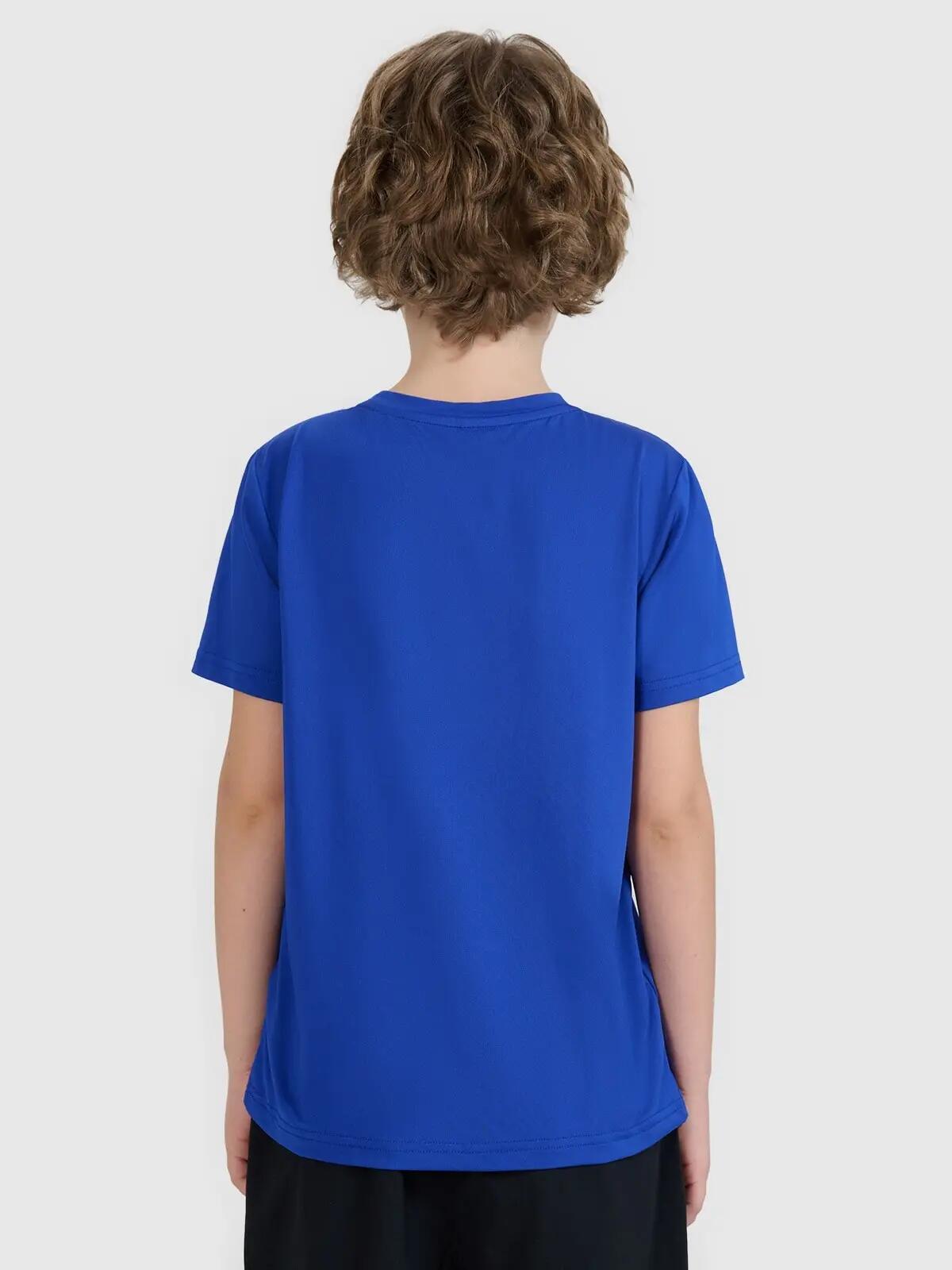 T-SHIRT CHŁOPIĘCY 4F KOSZULKA SPORTOWA SZYBKOSCHNĄCA 4/7