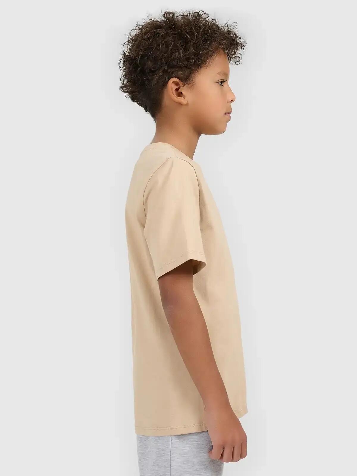 T-SHIRT CHŁOPIĘCY 4F KOSZULKA BAWEŁNIANA GŁADKA 6/10