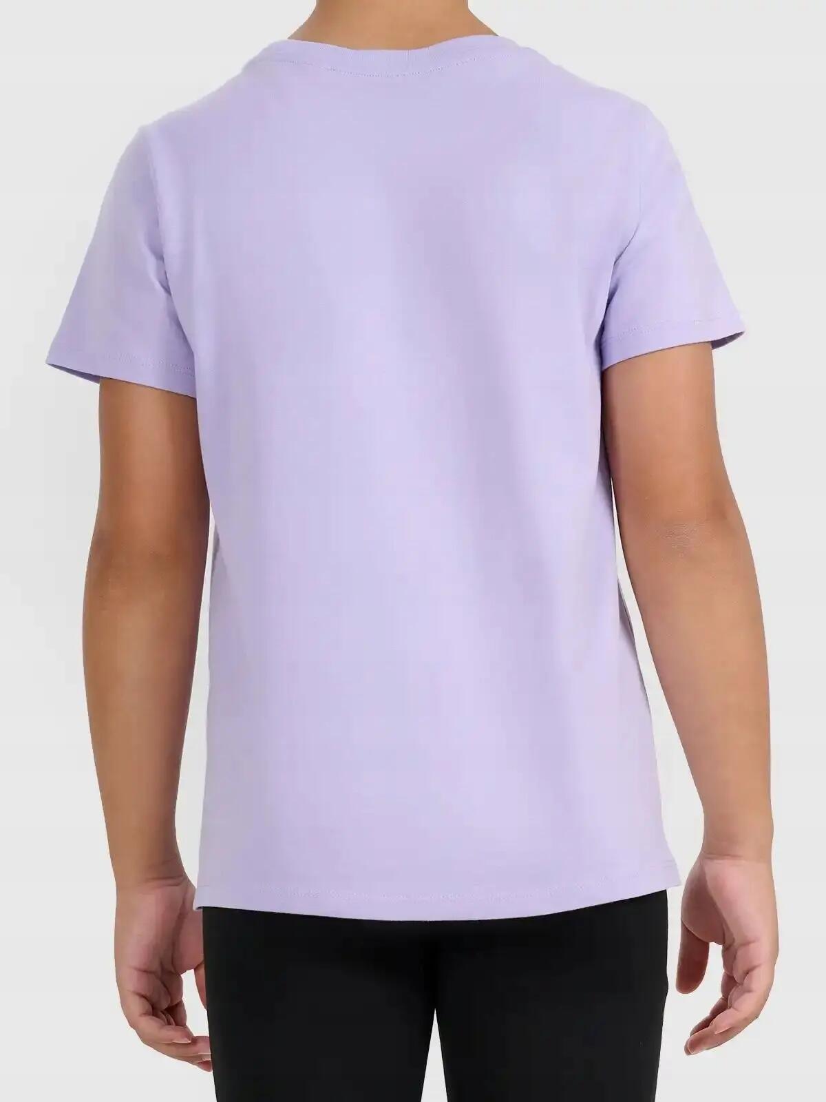 T-SHIRT DZIEWCZĘCA 4F SPORTOWY KOSZULKA BAWEŁNIANA 3/10