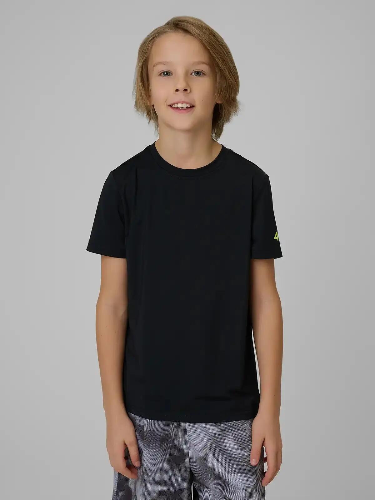 KOSZULKA SPORTOWA CHŁOPIĘCA 4F T-SHIRT SZYBKOSCHNĄCY 2/10