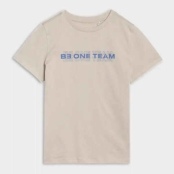 T-SHIRT CHŁOPIĘCY 4F DZIECIĘCY BAWEŁNIANY Z 7/10