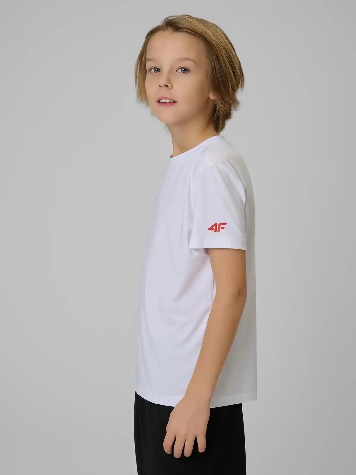 KOSZULKA SPORTOWA CHŁOPIĘCA 4F T-SHIRT SZYBKOSCHNĄCY 3/10
