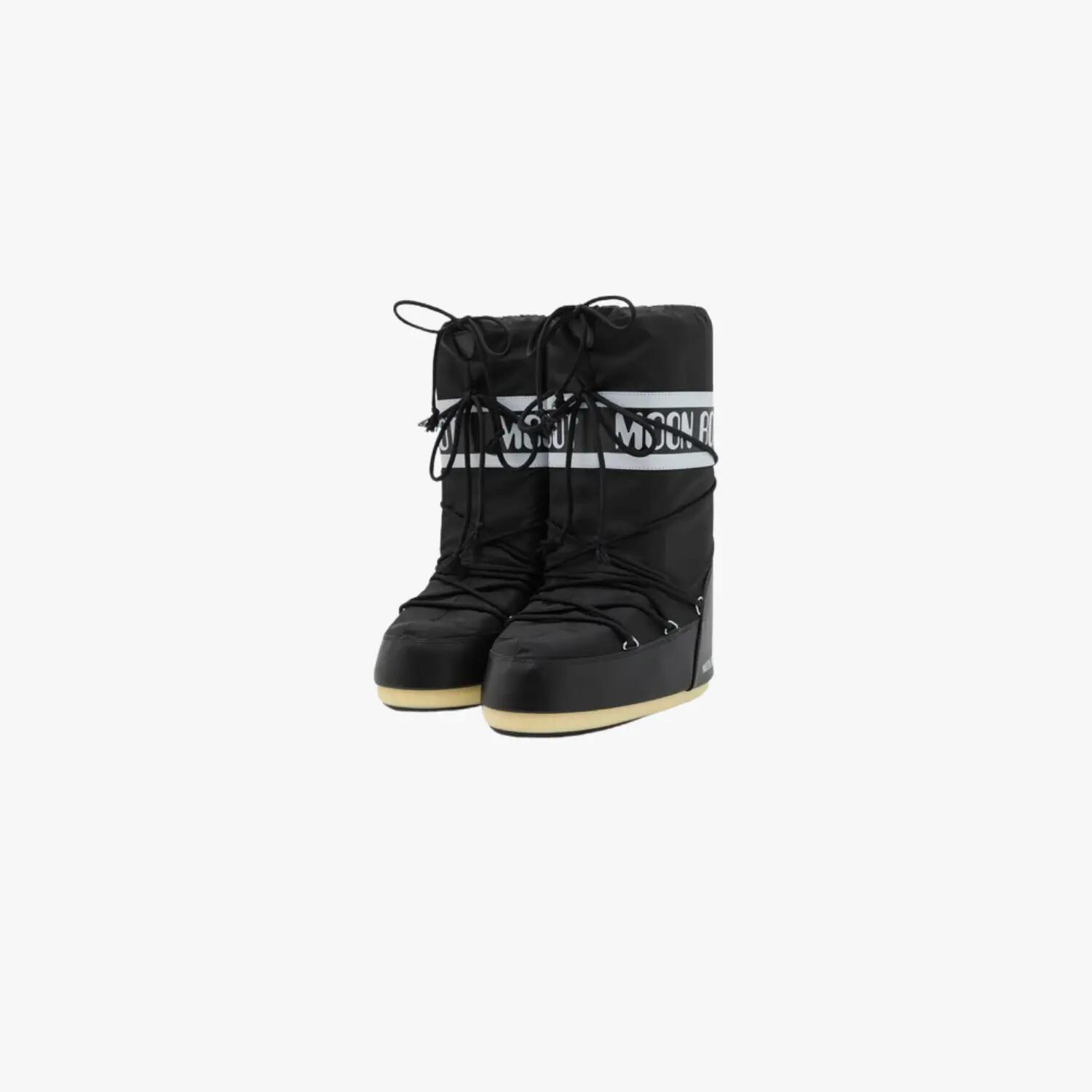 Moon Boot Icon Nylon Cizme Negre 2/5