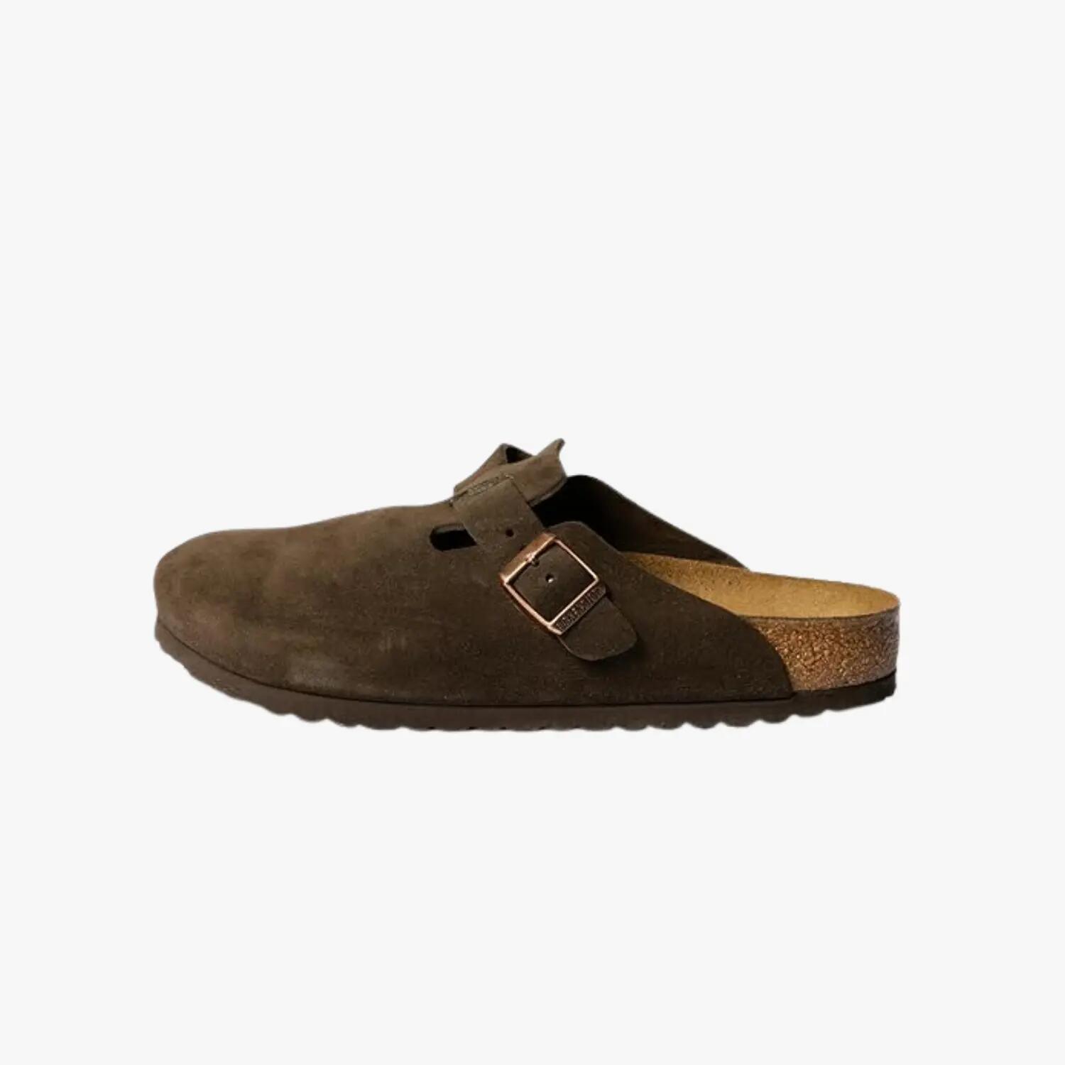Birkenstock Boston din velur ''Mocha''