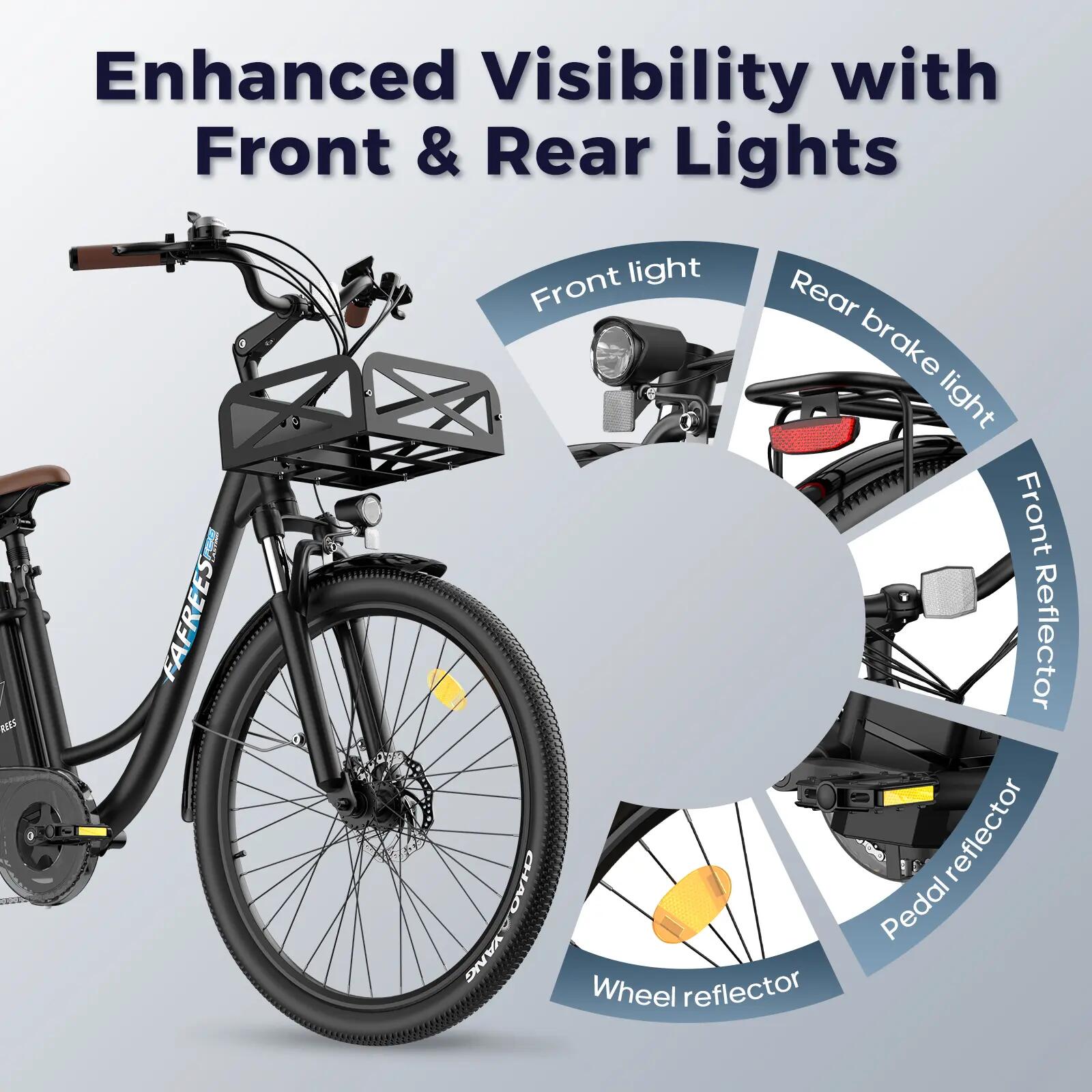 Bicicleta eléctrica FAFREES F26 Lasting, batería 36V 25Ah neumáticos 26 pulgadas 9/9