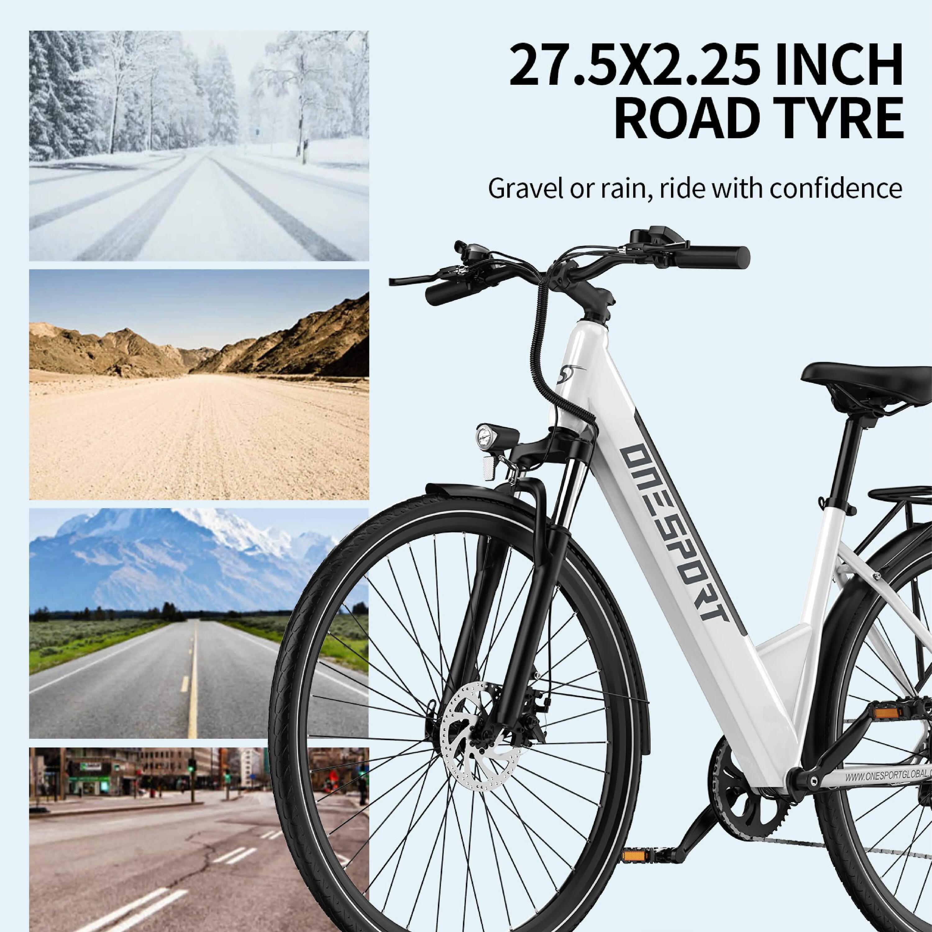 Bicyclette électrique pour adulte ONESPORT OT12, batterie 36V 13Ah 14/15