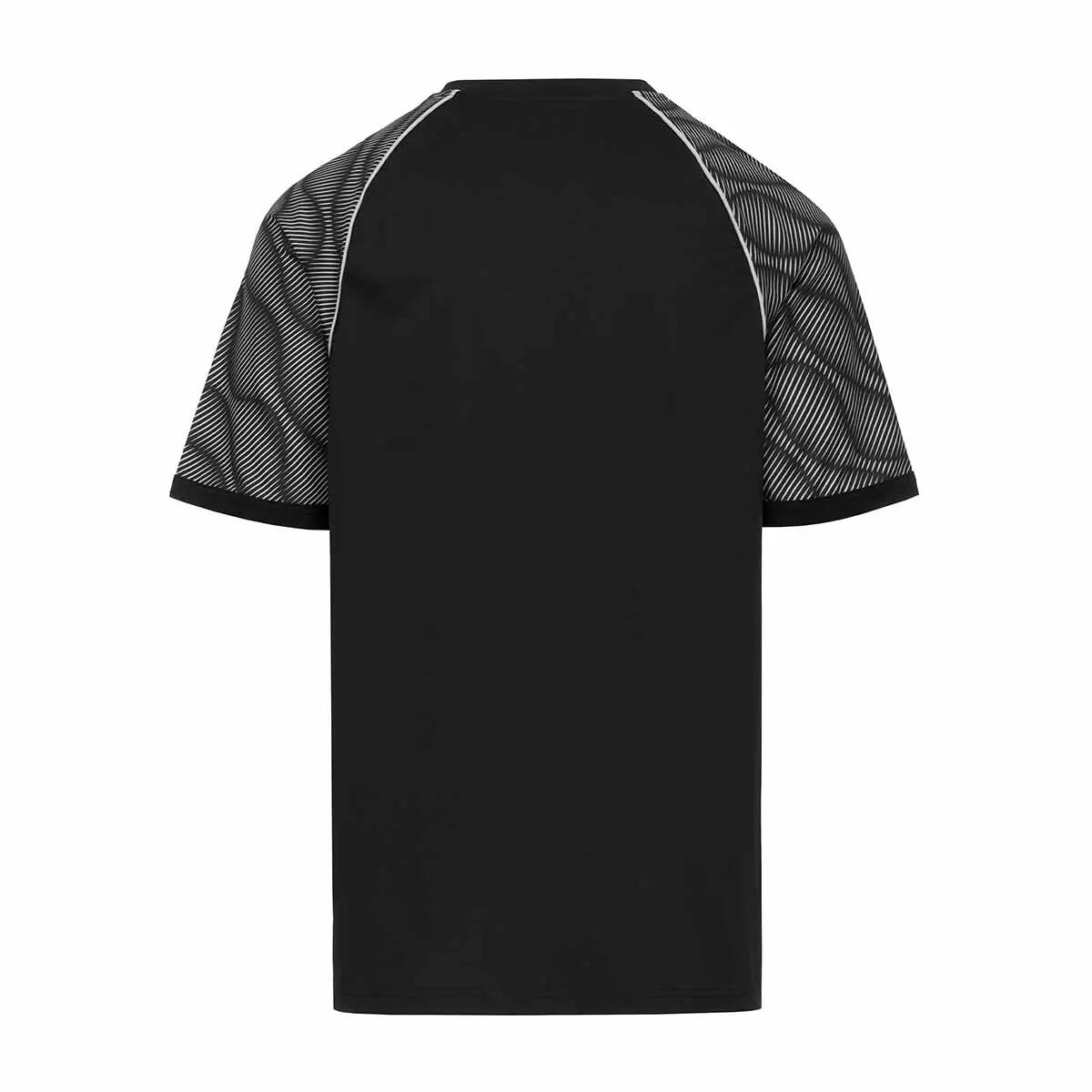 Camiseta - casual - hombre - manga corta, estampado - negro 4/4