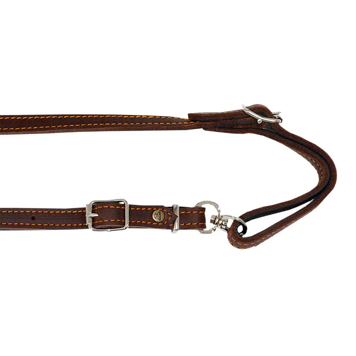 Laisse pour chien en cuir traité à l'huile Akah 2/3