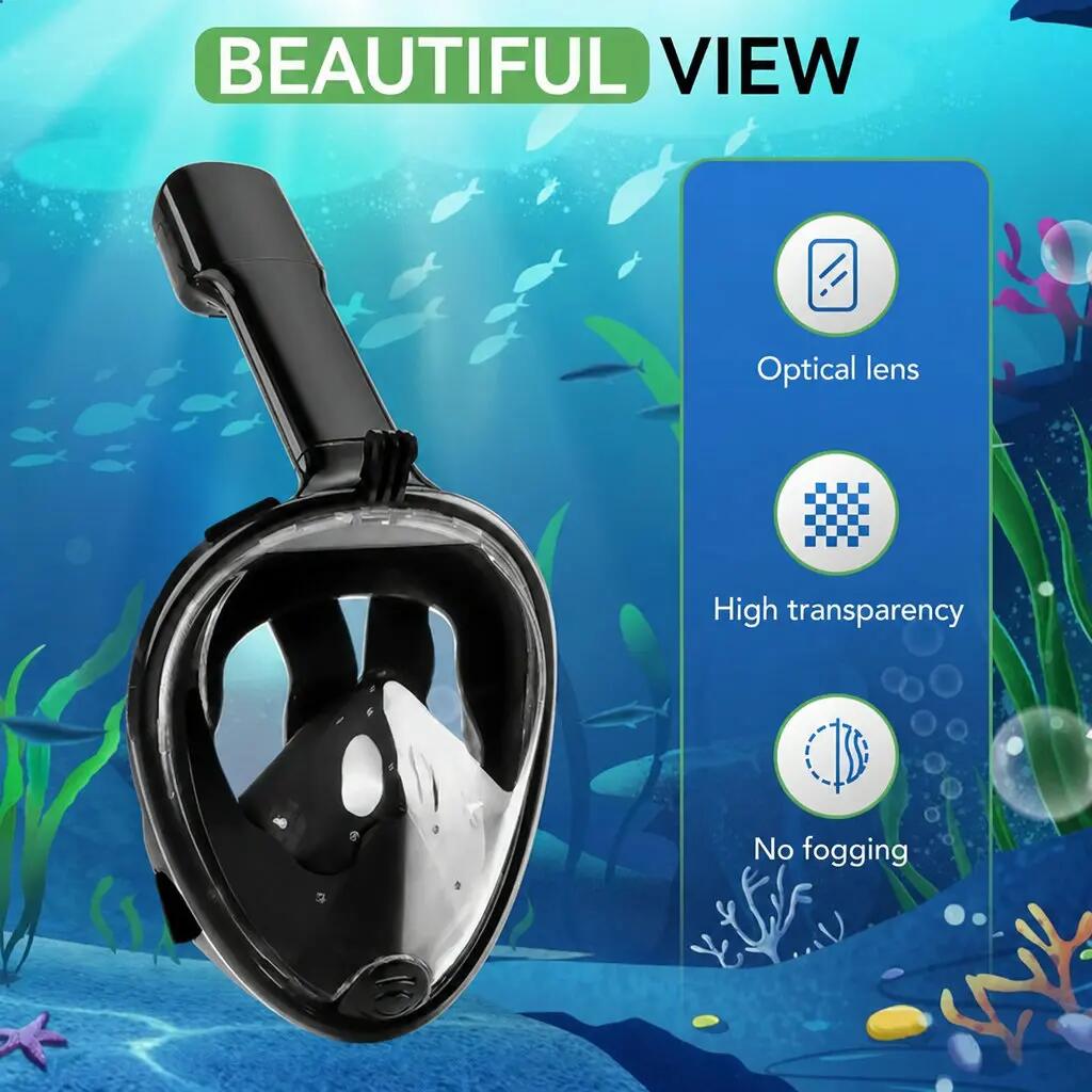Snorkelmasker – Full Face (Panoramisch Zicht) - S/M 4/7