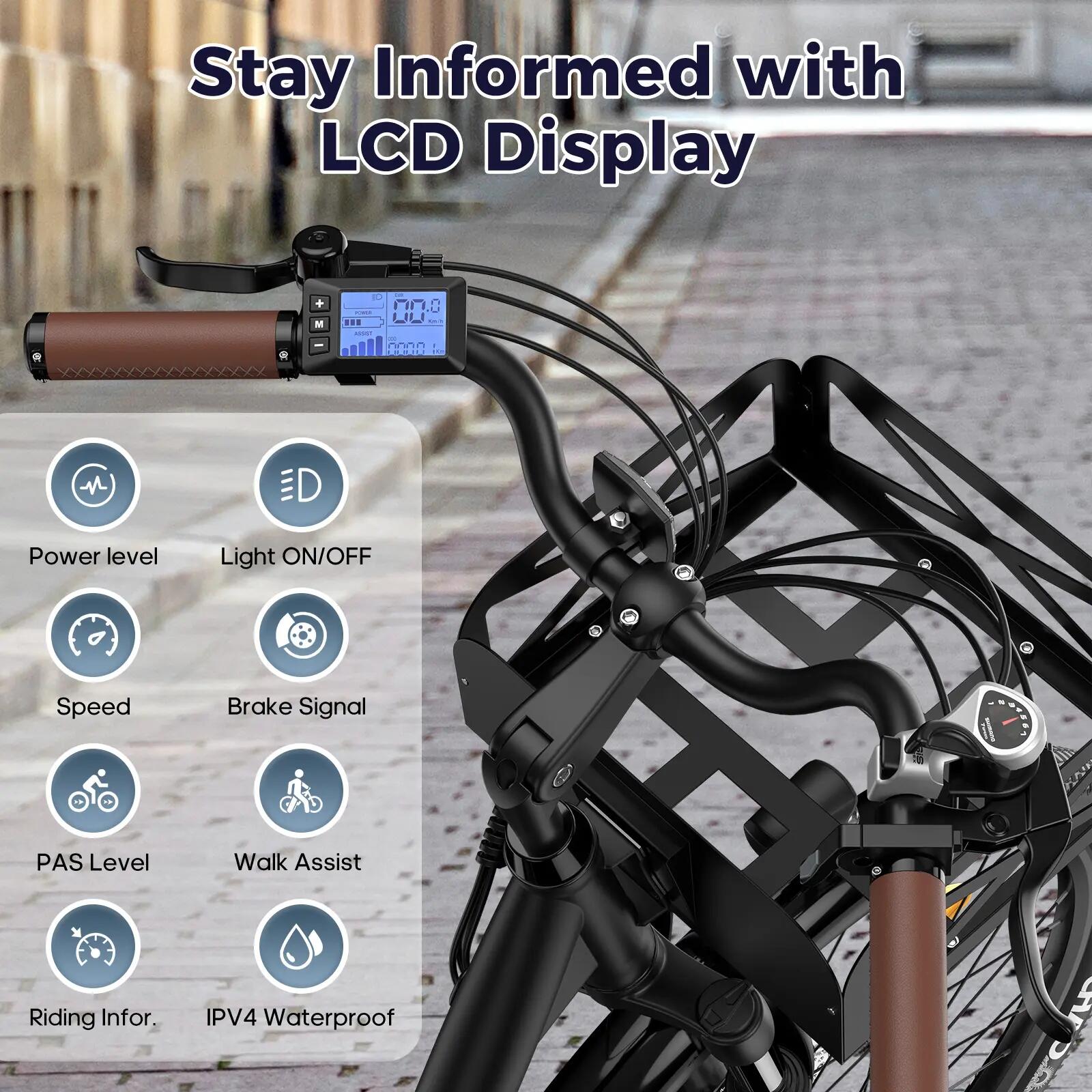 Bicicleta eléctrica FAFREES F26 Lasting, batería 36V 25Ah neumáticos 26 pulgadas 9/9