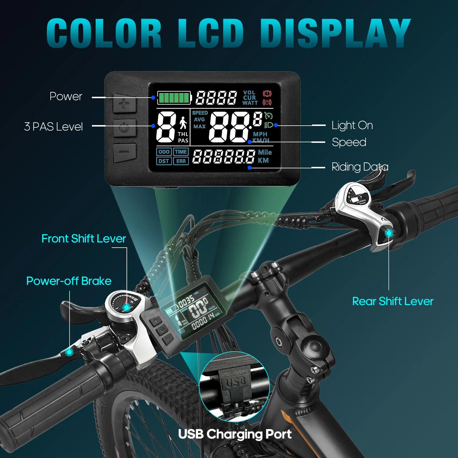 Bicicleta elétrica FAFREES F28 MT, bateria 36V 15Ah, pneus 27,5" 9/10