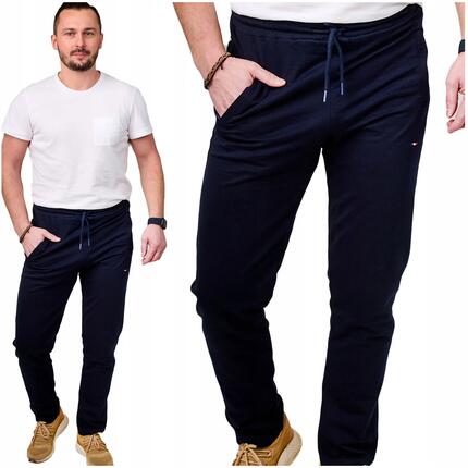 Herren-Derby-Sweatpants, gerader Schnitt