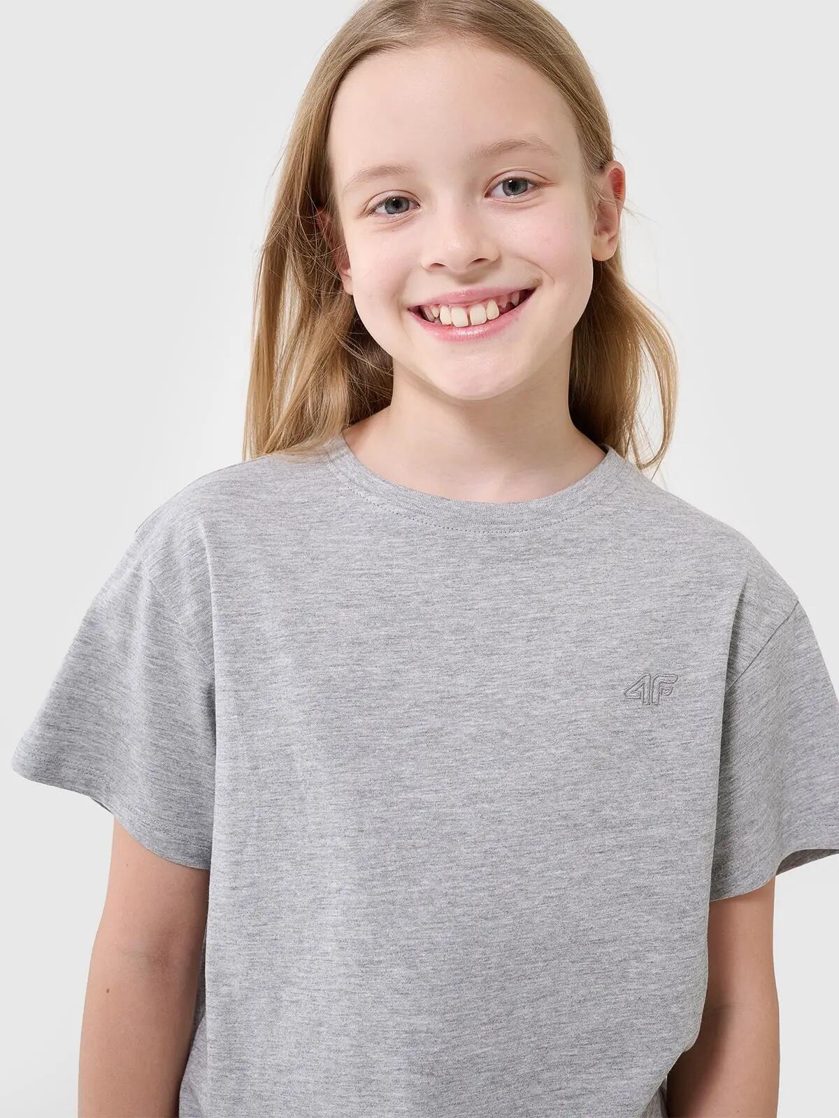 T-SHIRT DZIEWCZĘCY 4F KOSZULKA DZIECIĘCA TTSHF2332 2/7