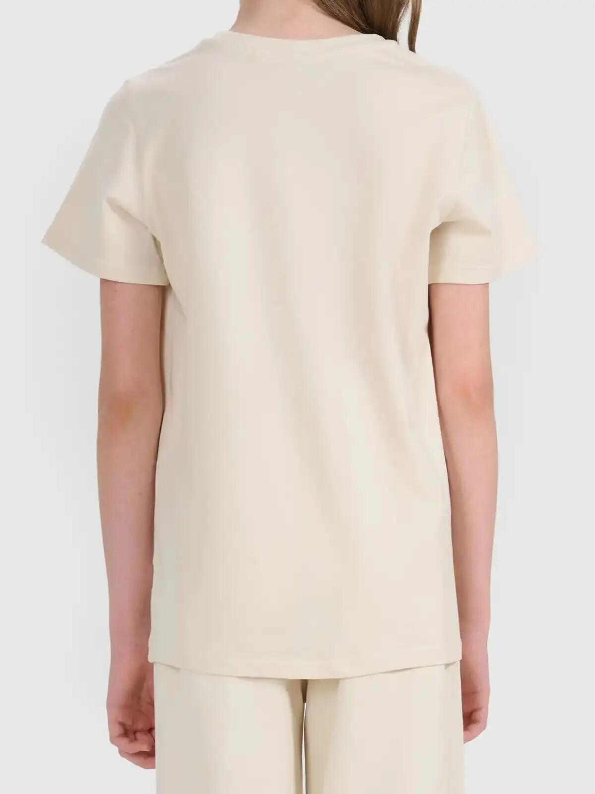 KOSZULKA DZIEWCZĘCA 4F T-SHIRT SPORTOWY BAWEŁNIANY 3/10