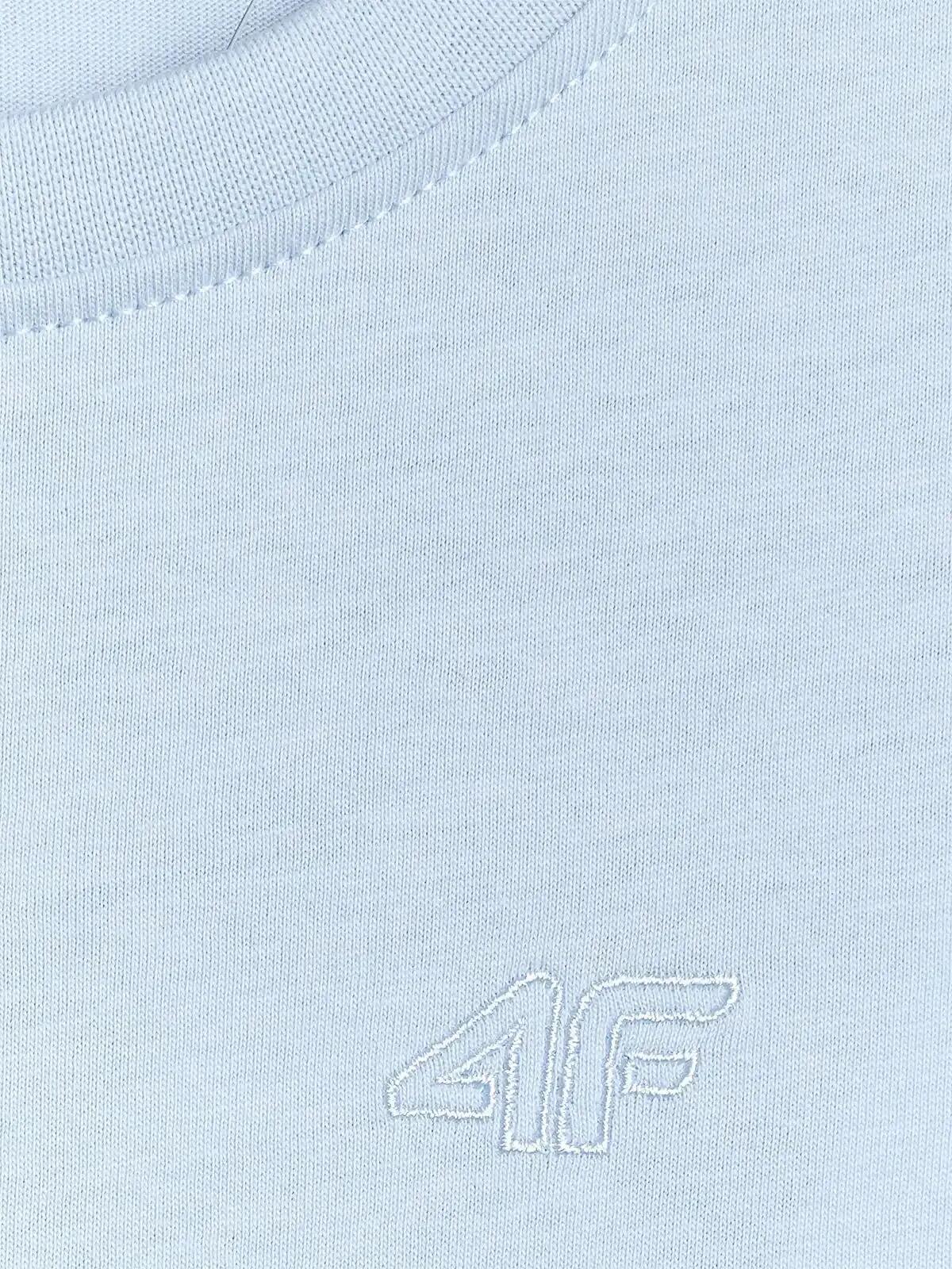 T-SHIRT CHŁOPIĘCY 4F KOSZULKA BAWEŁNIANA GŁADKA 5/6
