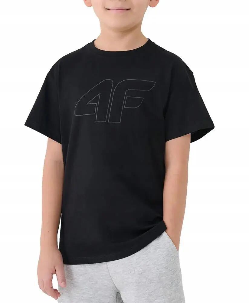 T-SHIRT CHŁOPIĘCY 4F DZIECIĘCY SPORTOWY BAWEŁNIANY 2/8