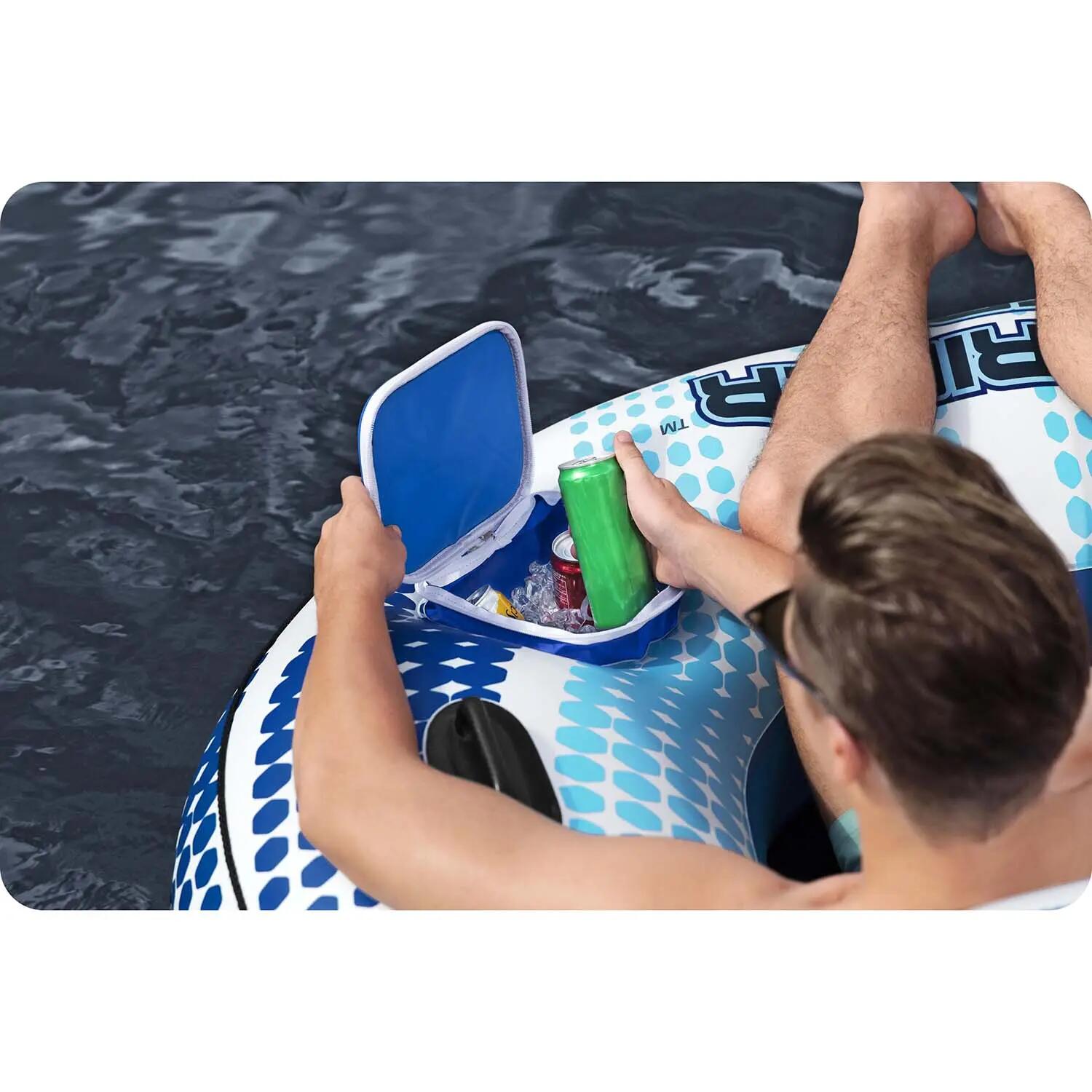 Fotel dmuchany do pływania Bestway Rapid Rider koło do wody materac 152x132x50cm 8/12
