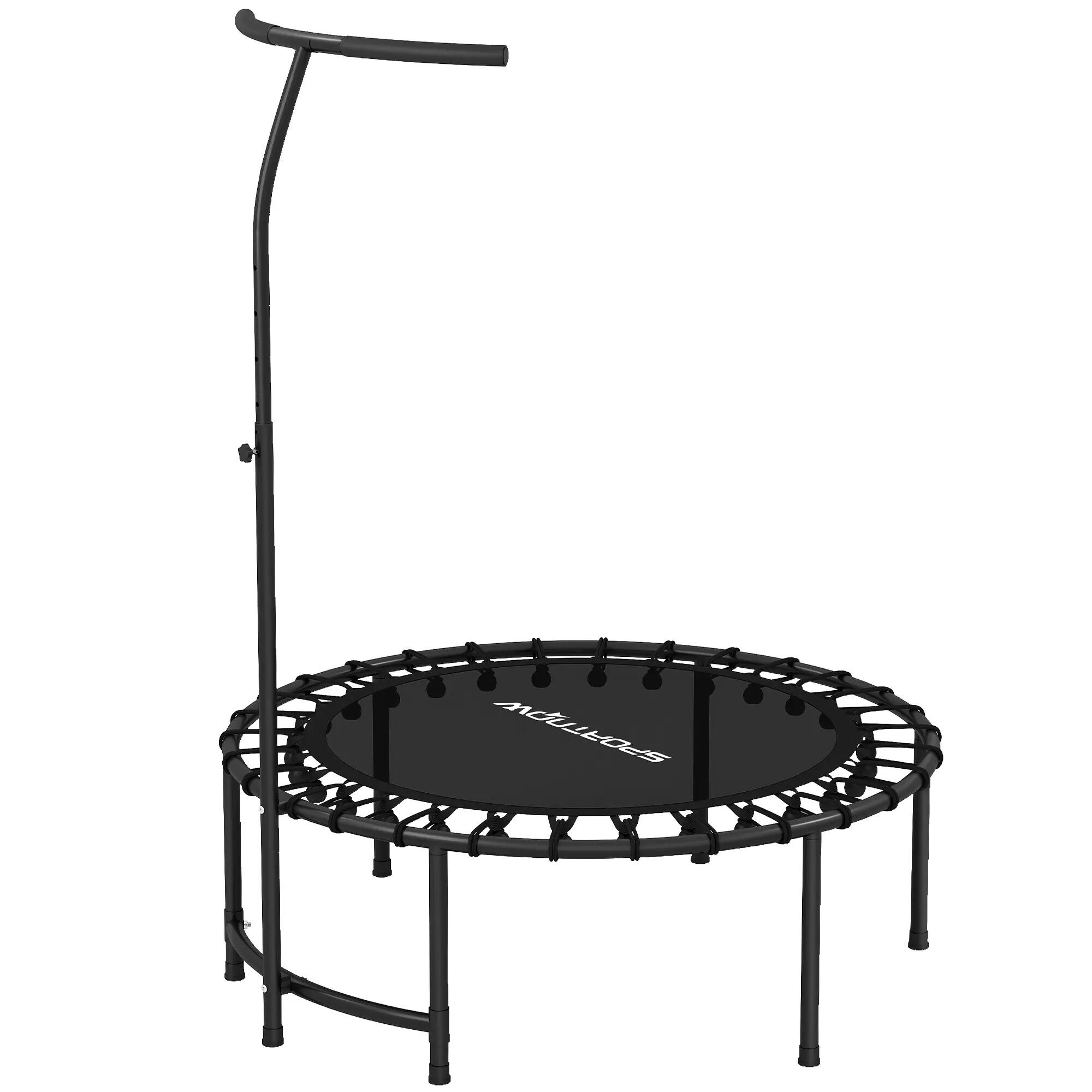 Trampoline - fitness - poignée réglable, 36 cordes - noir 2/6