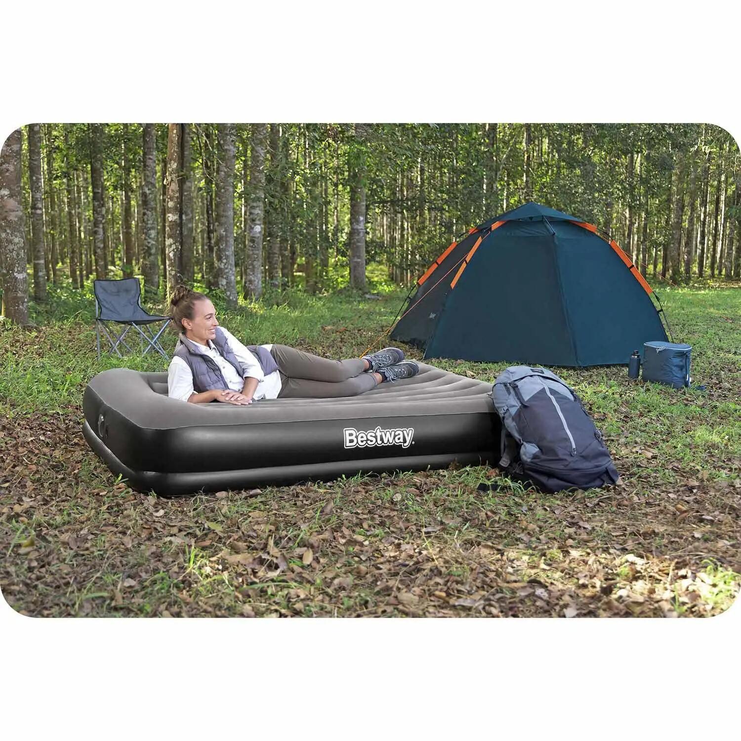 Colchão Insuflável Bestway 671BU Tritech Queen 203 x 152 x 36 cm 5/11