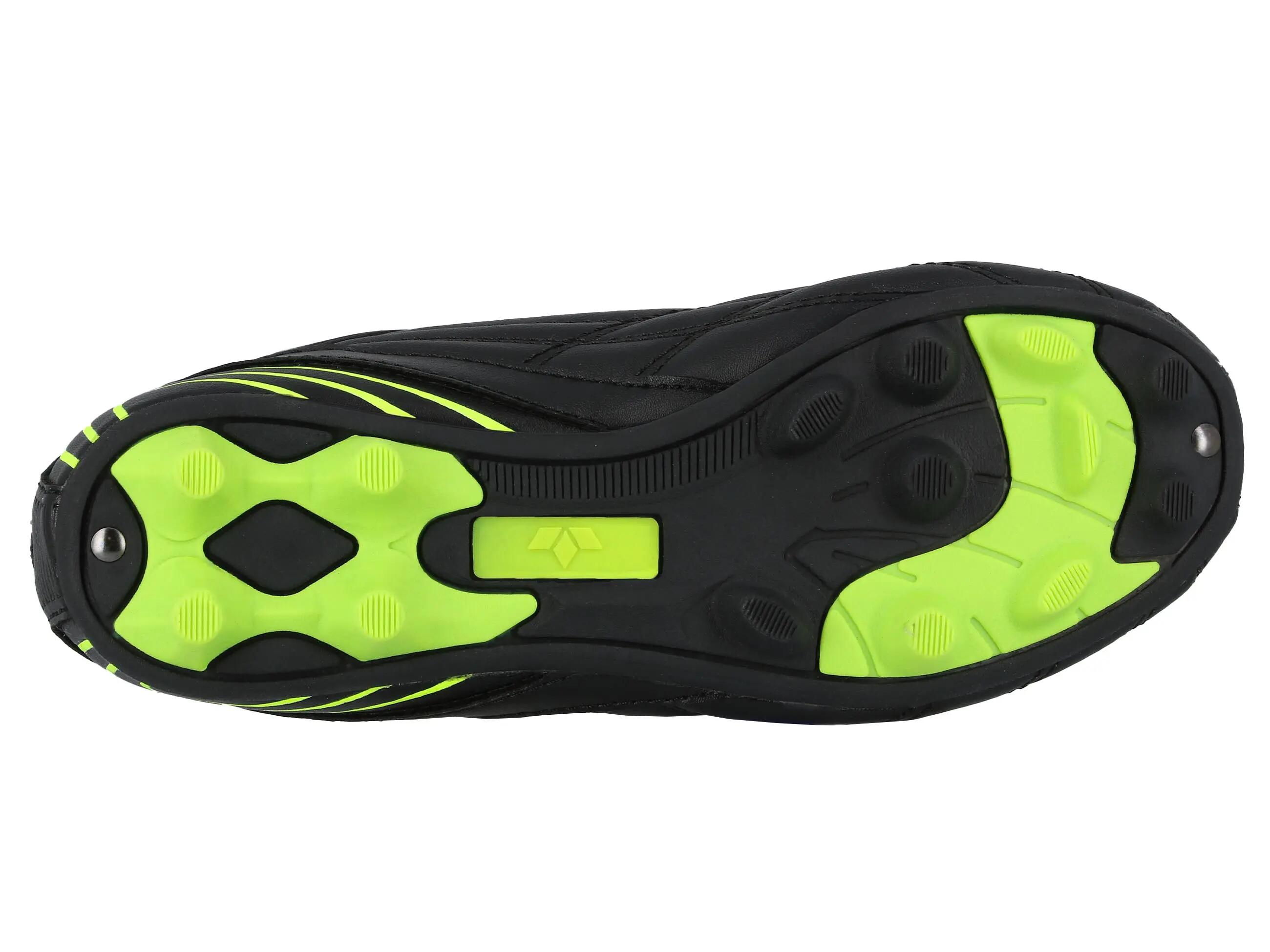 Jungen - Fußball - Schuhe - Stollen, Schnürung - Schwarz 6/6