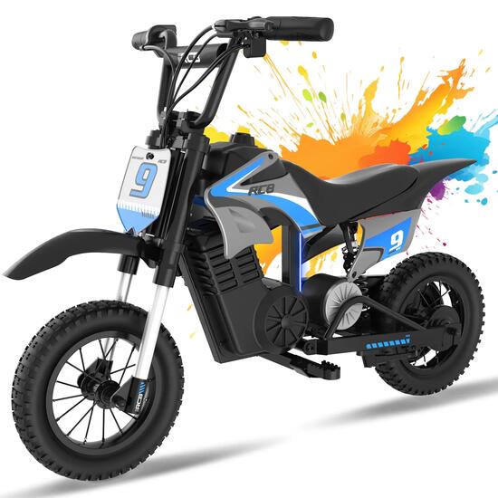 Elektrische kindermotor R9X PRO, 4‑14 jaar, 300W, 12‑inch banden